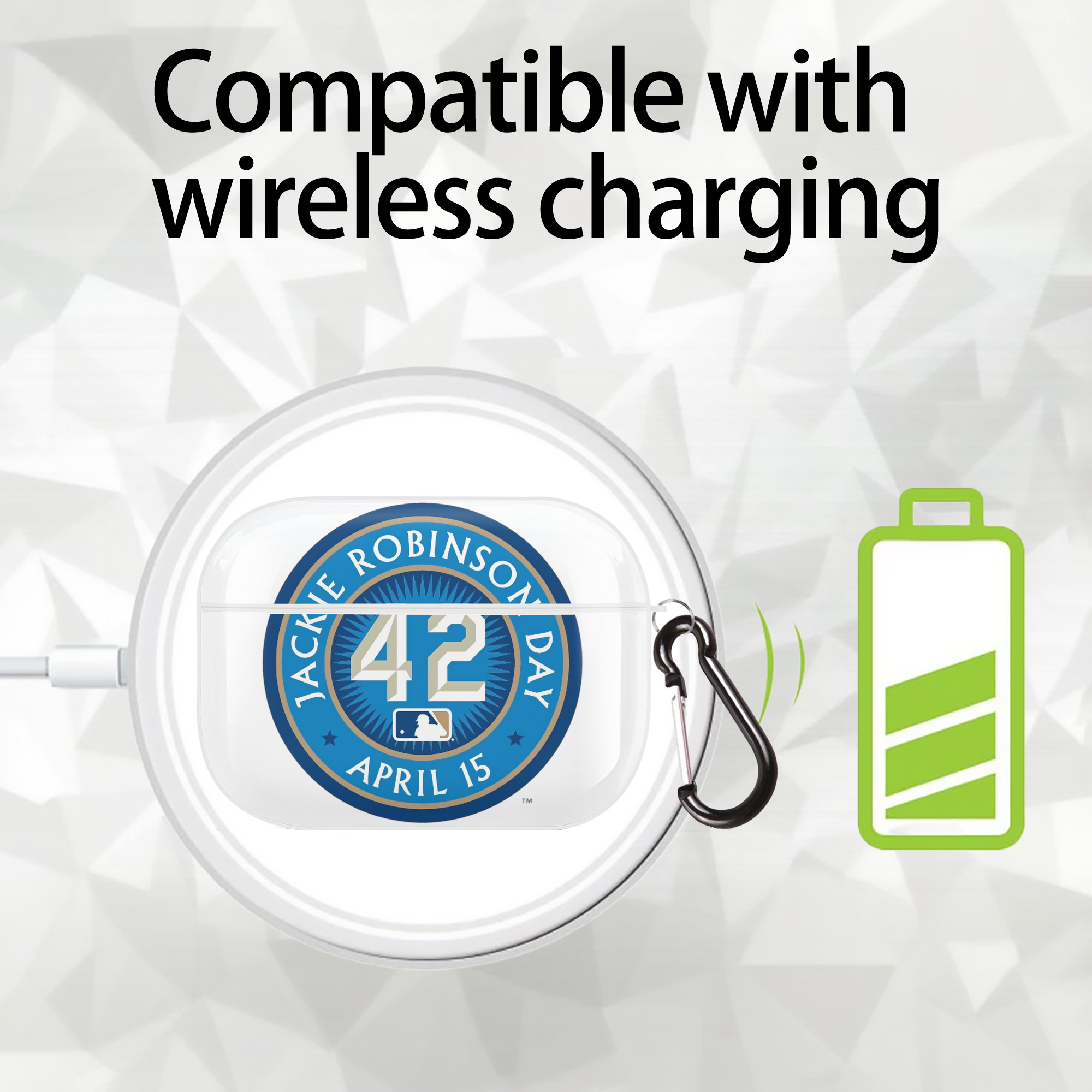  AirPods Pro Hard Case White With Keychain, Durable Flexible PC, Precise Cutouts, Anti-Fingerprint, Yellowing & Scratch Resistant, Full Protection, Washable