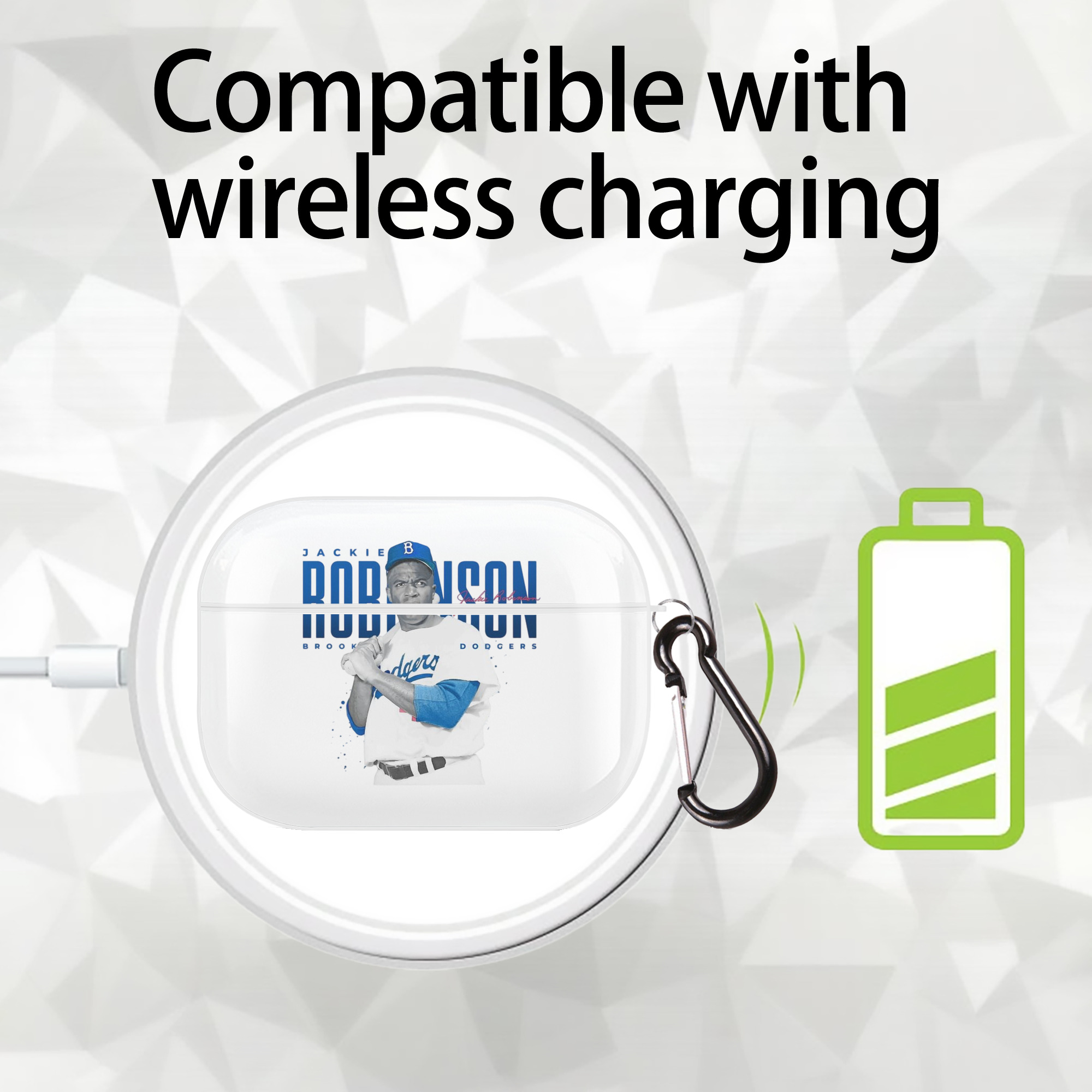  AirPods Pro Hard Case White With Keychain, Durable Flexible PC, Precise Cutouts, Anti-Fingerprint, Yellowing & Scratch Resistant, Full Protection, Washable