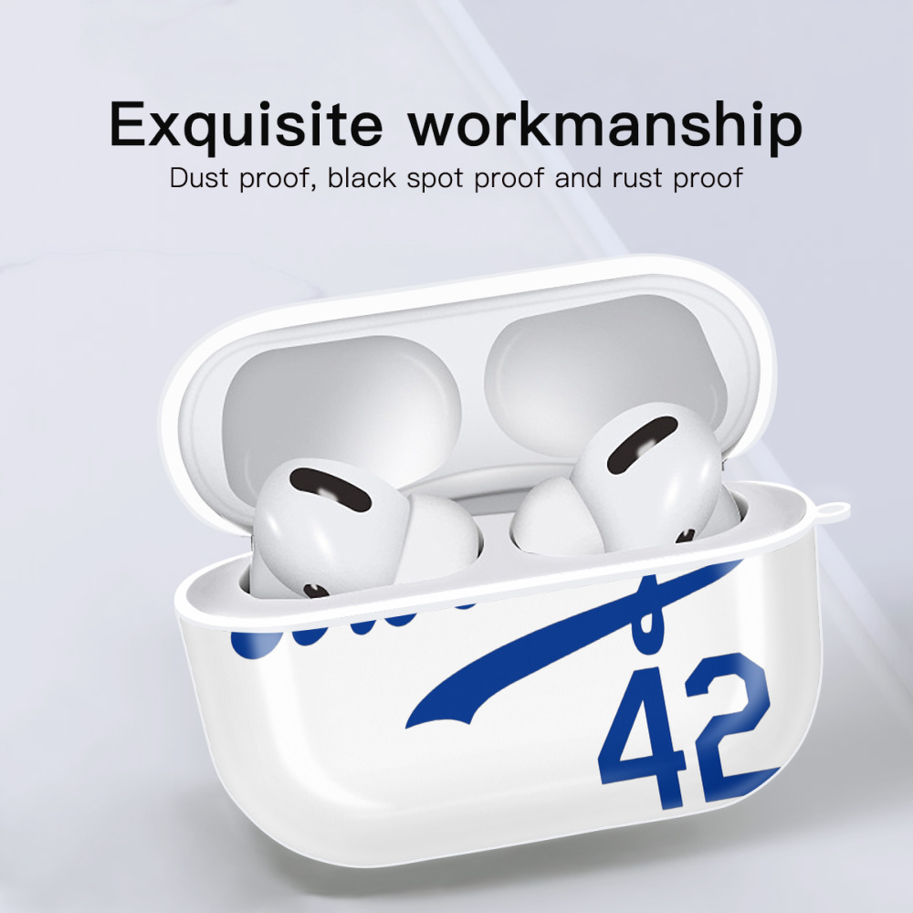  AirPods Pro Hard Case White With Keychain, Durable Flexible PC, Precise Cutouts, Anti-Fingerprint, Yellowing & Scratch Resistant, Full Protection, Washable