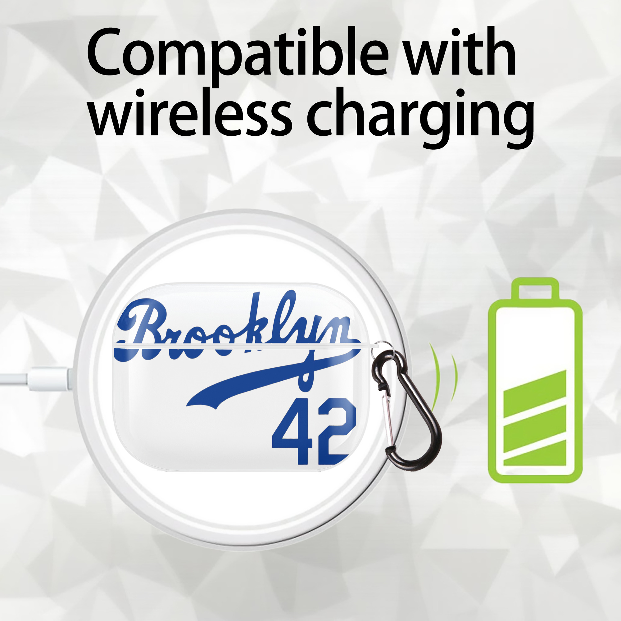  AirPods Pro Hard Case White With Keychain, Durable Flexible PC, Precise Cutouts, Anti-Fingerprint, Yellowing & Scratch Resistant, Full Protection, Washable