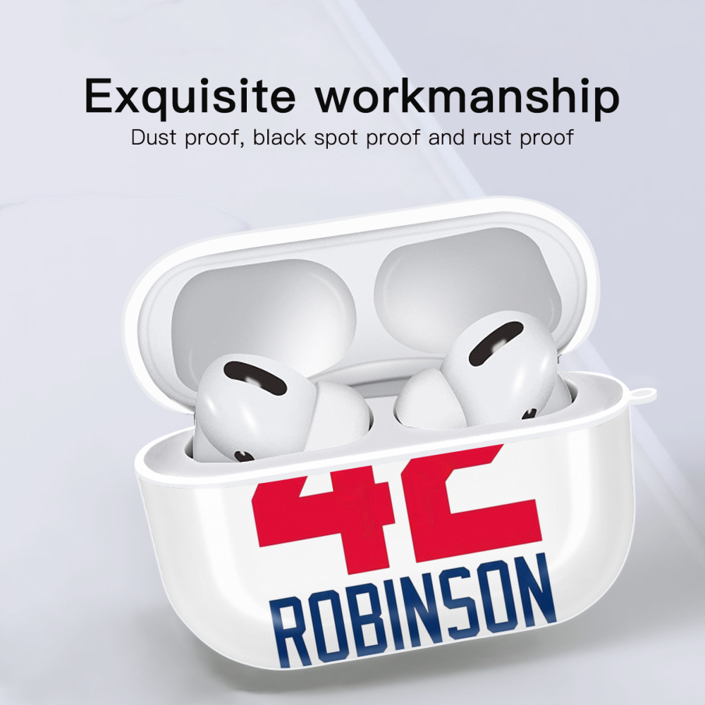  AirPods Pro Hard Case White With Keychain, Durable Flexible PC, Precise Cutouts, Anti-Fingerprint, Yellowing & Scratch Resistant, Full Protection, Washable