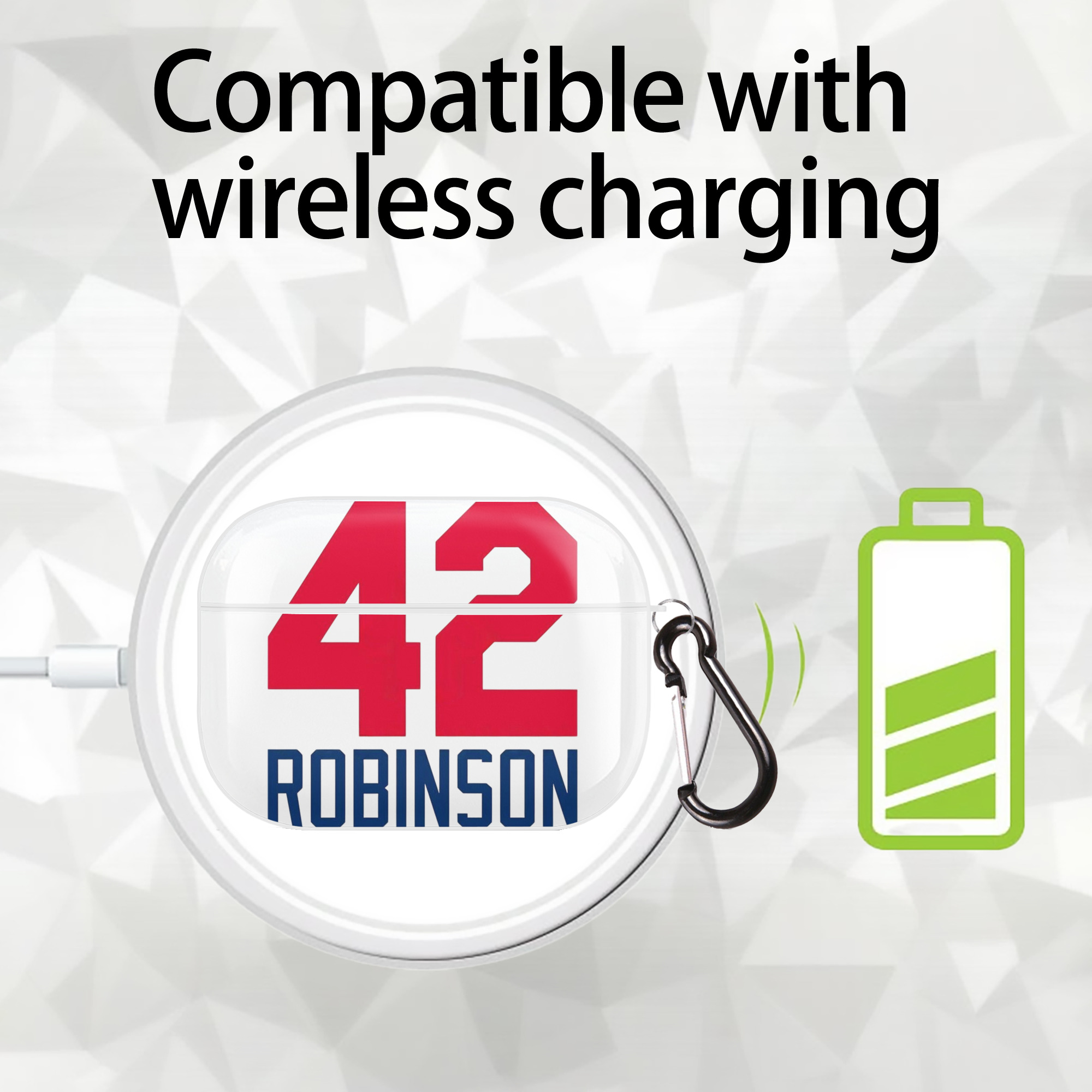  AirPods Pro Hard Case White With Keychain, Durable Flexible PC, Precise Cutouts, Anti-Fingerprint, Yellowing & Scratch Resistant, Full Protection, Washable