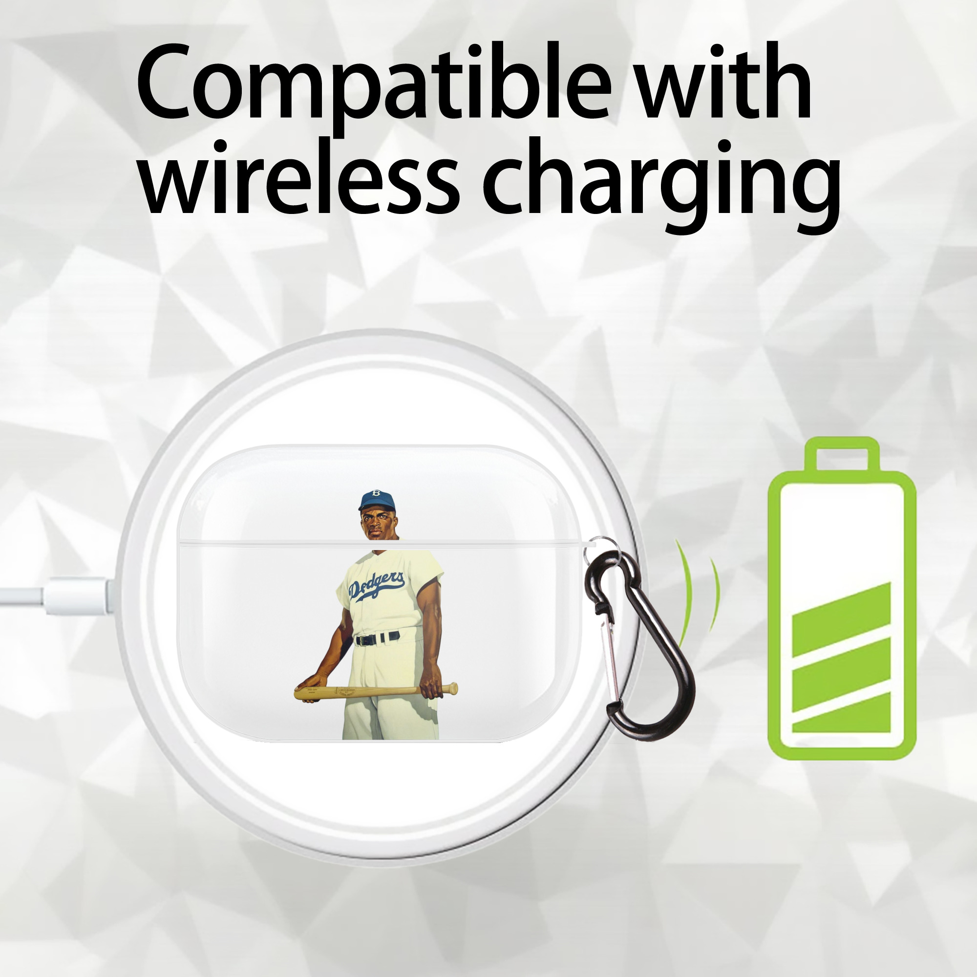  AirPods Pro Hard Case White With Keychain, Durable Flexible PC, Precise Cutouts, Anti-Fingerprint, Yellowing & Scratch Resistant, Full Protection, Washable