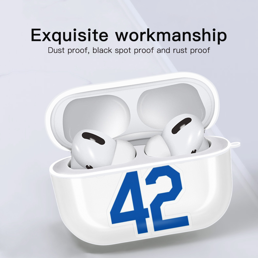  AirPods Pro Hard Case White With Keychain, Durable Flexible PC, Precise Cutouts, Anti-Fingerprint, Yellowing & Scratch Resistant, Full Protection, Washable