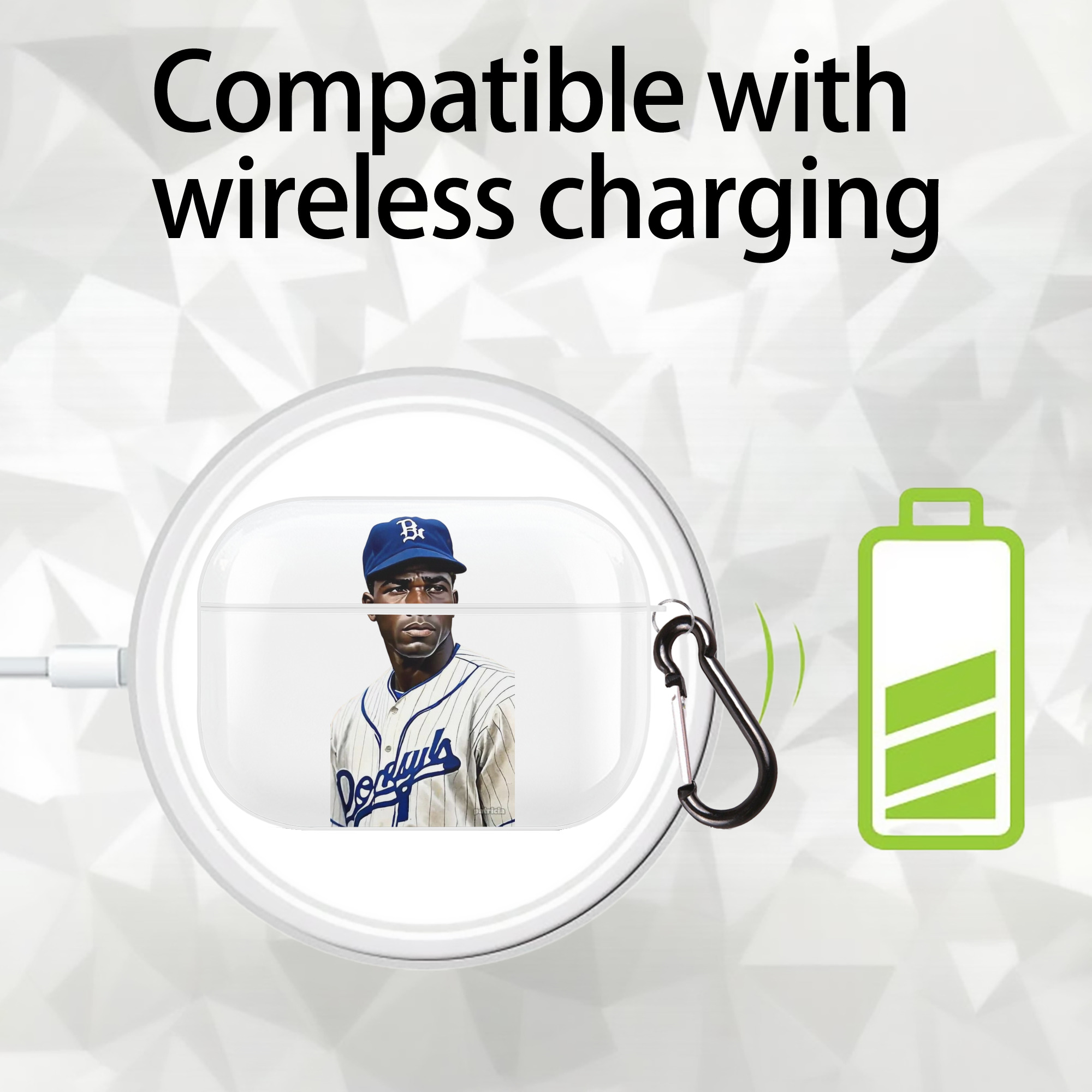  AirPods Pro Hard Case White With Keychain, Durable Flexible PC, Precise Cutouts, Anti-Fingerprint, Yellowing & Scratch Resistant, Full Protection, Washable