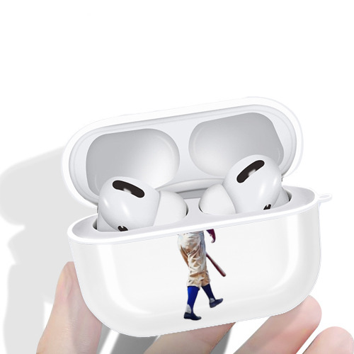  AirPods Pro Hard Case White With Keychain, Durable Flexible PC, Precise Cutouts, Anti-Fingerprint, Yellowing & Scratch Resistant, Full Protection, Washable