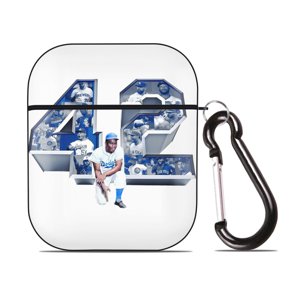  AirPods 2 Case Hard Shell Black, Flexible PC Material, Precise Cutouts, Full Protection, Anti-Fingerprint, Washable, Includes Keychain – Durable & Slim Design