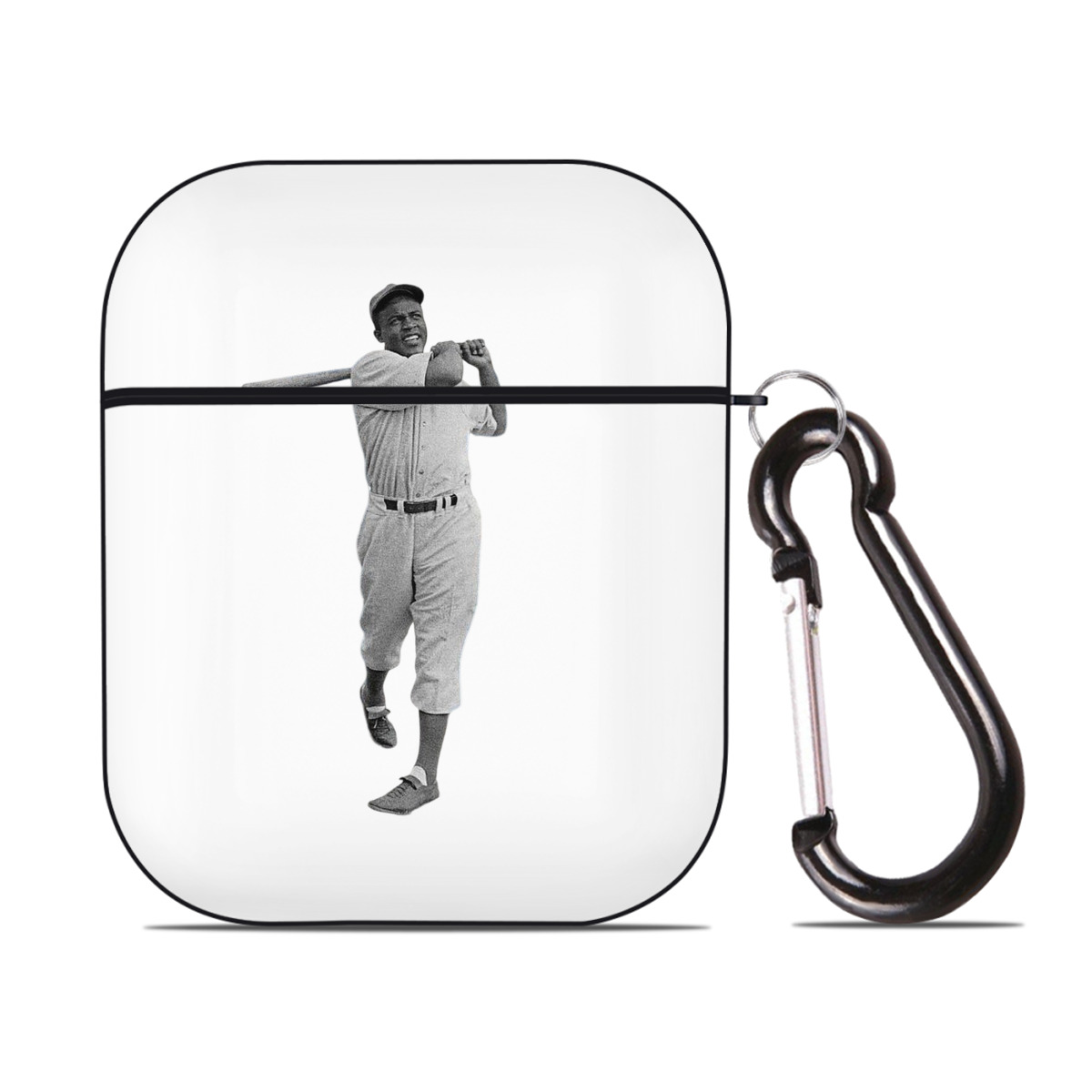  AirPods 2 Case Hard Shell Black, Flexible PC Material, Precise Cutouts, Full Protection, Anti-Fingerprint, Washable, Includes Keychain – Durable & Slim Design