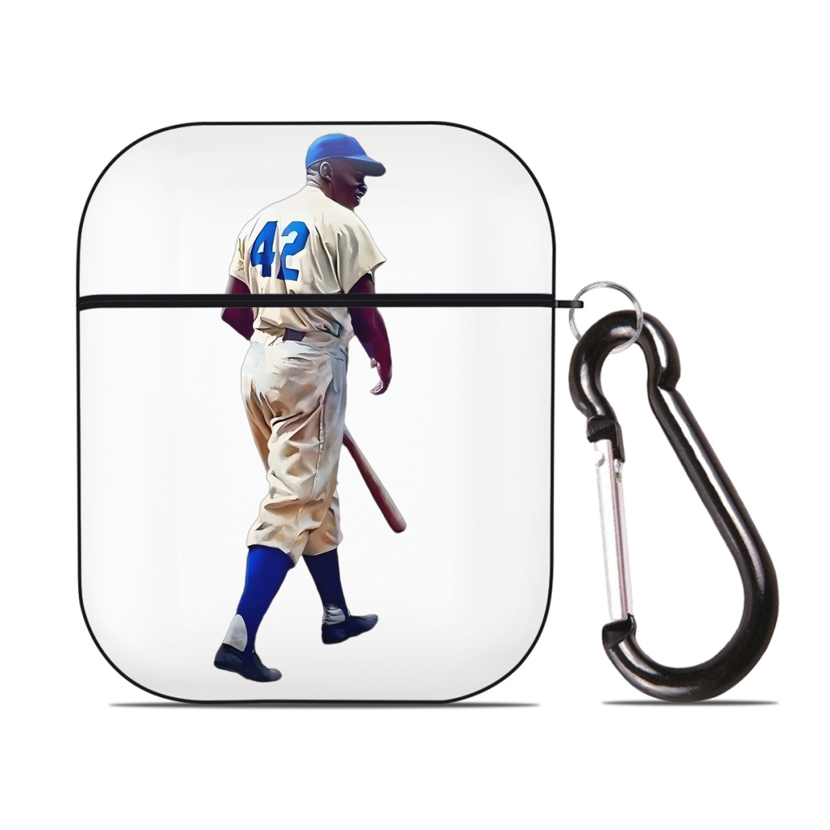  AirPods 2 Case Hard Shell Black, Flexible PC Material, Precise Cutouts, Full Protection, Anti-Fingerprint, Washable, Includes Keychain – Durable & Slim Design