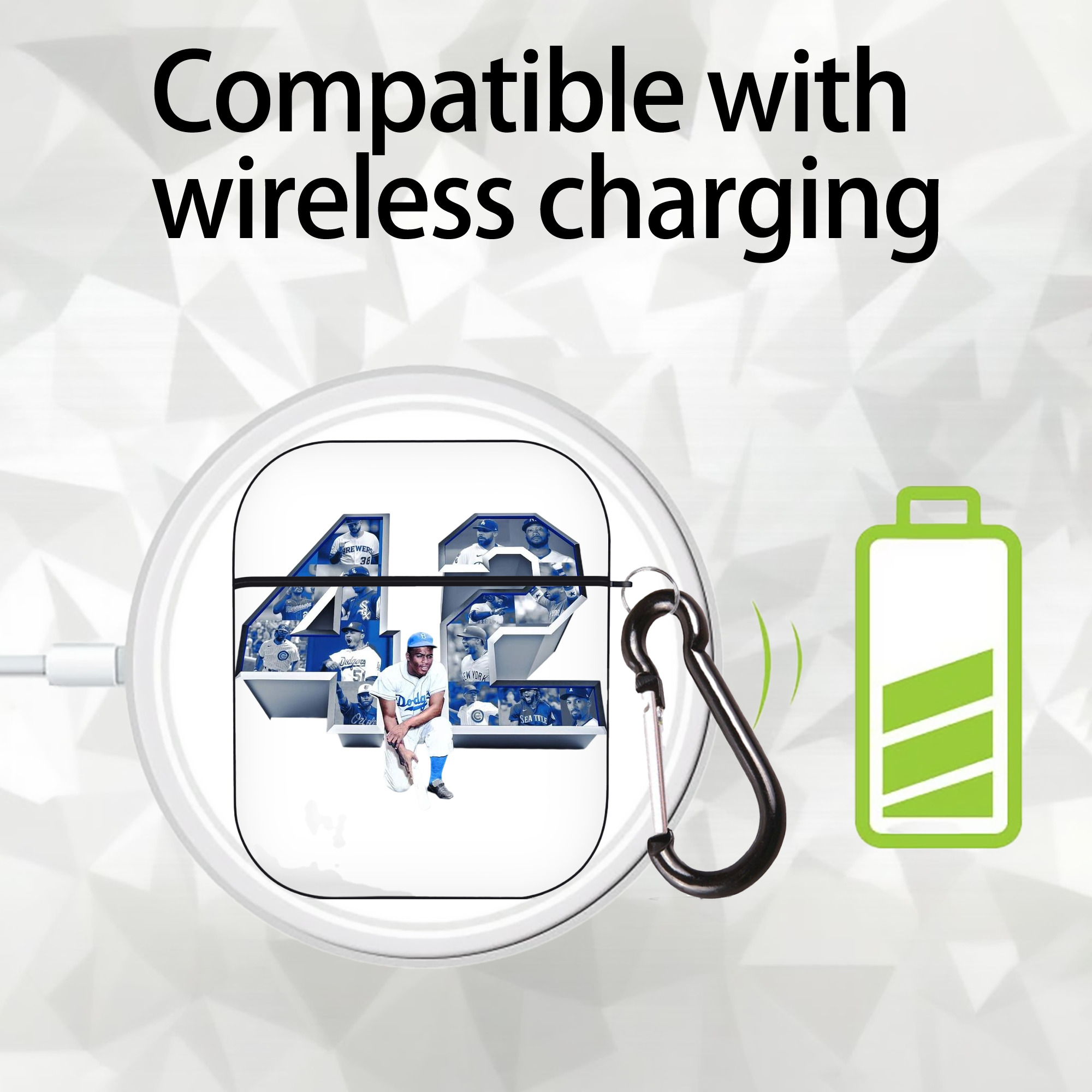  AirPods 2 Case Hard Shell Black, Flexible PC Material, Precise Cutouts, Full Protection, Anti-Fingerprint, Washable, Includes Keychain – Durable & Slim Design