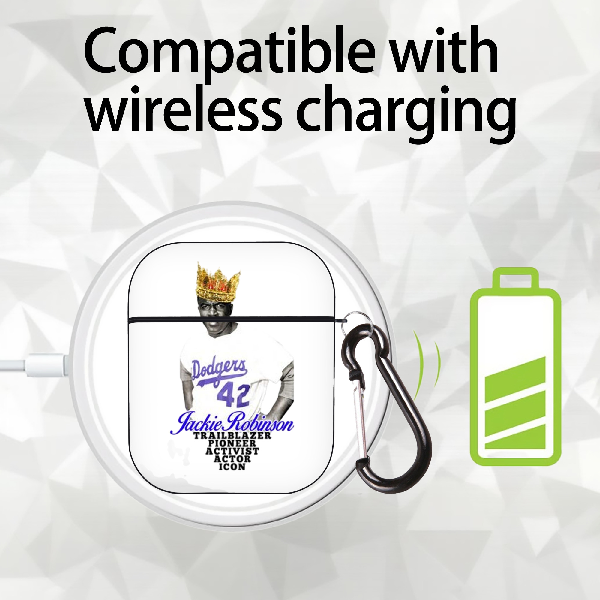  AirPods 2 Case Hard Shell Black, Flexible PC Material, Precise Cutouts, Full Protection, Anti-Fingerprint, Washable, Includes Keychain – Durable & Slim Design