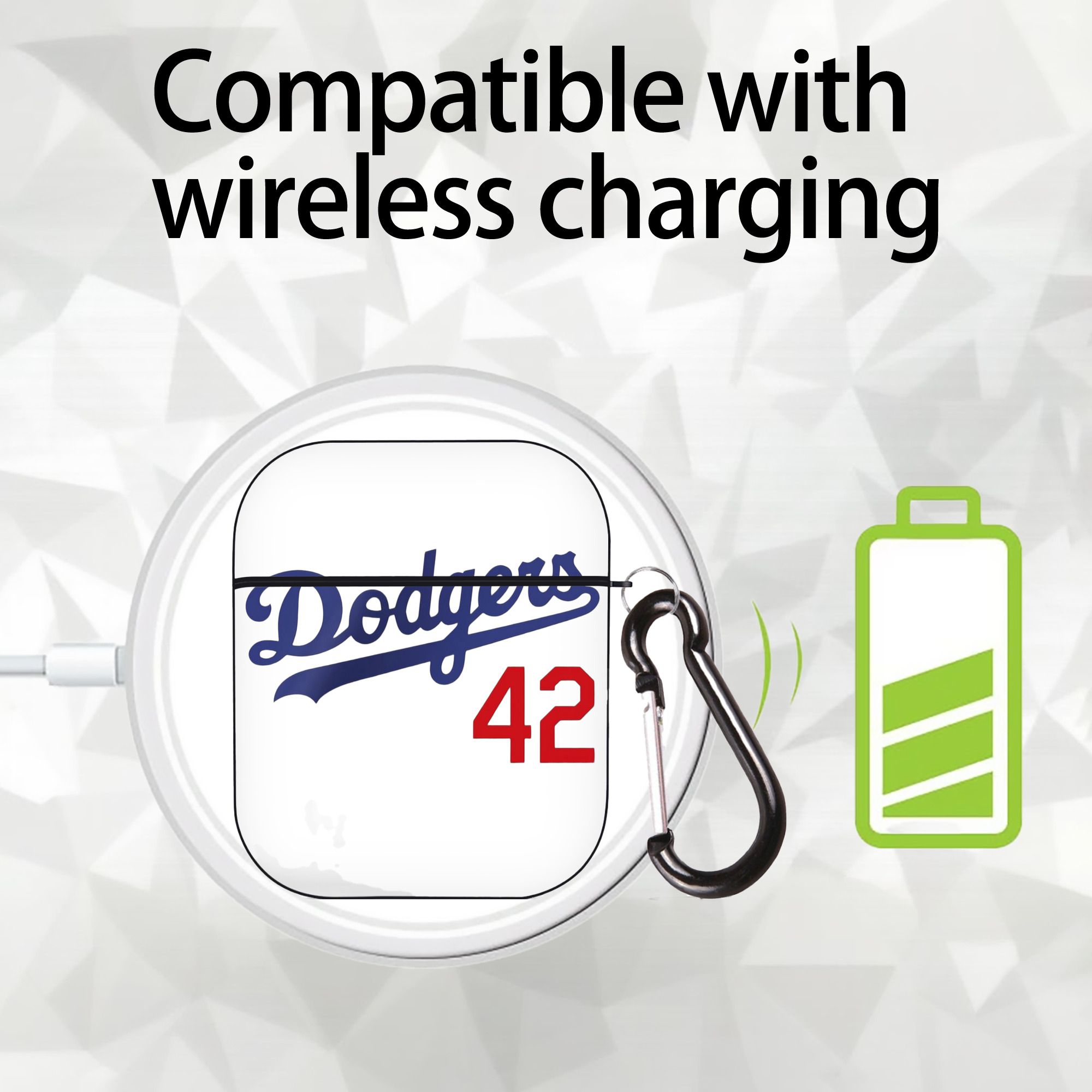  AirPods 2 Case Hard Shell Black, Flexible PC Material, Precise Cutouts, Full Protection, Anti-Fingerprint, Washable, Includes Keychain – Durable & Slim Design