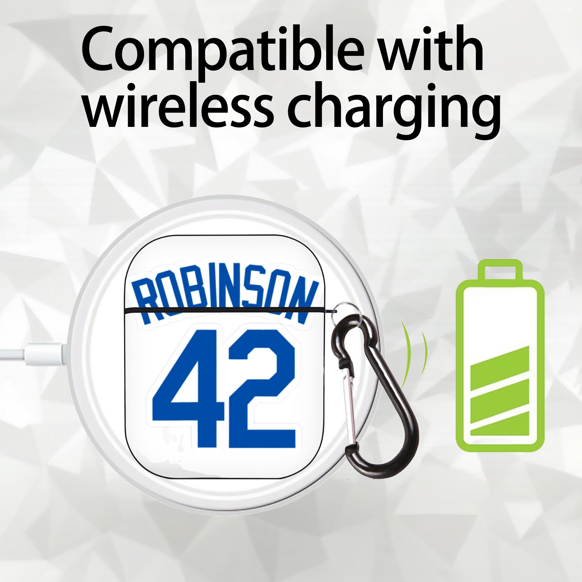  AirPods 2 Case Hard Shell Black, Flexible PC Material, Precise Cutouts, Full Protection, Anti-Fingerprint, Washable, Includes Keychain – Durable & Slim Design