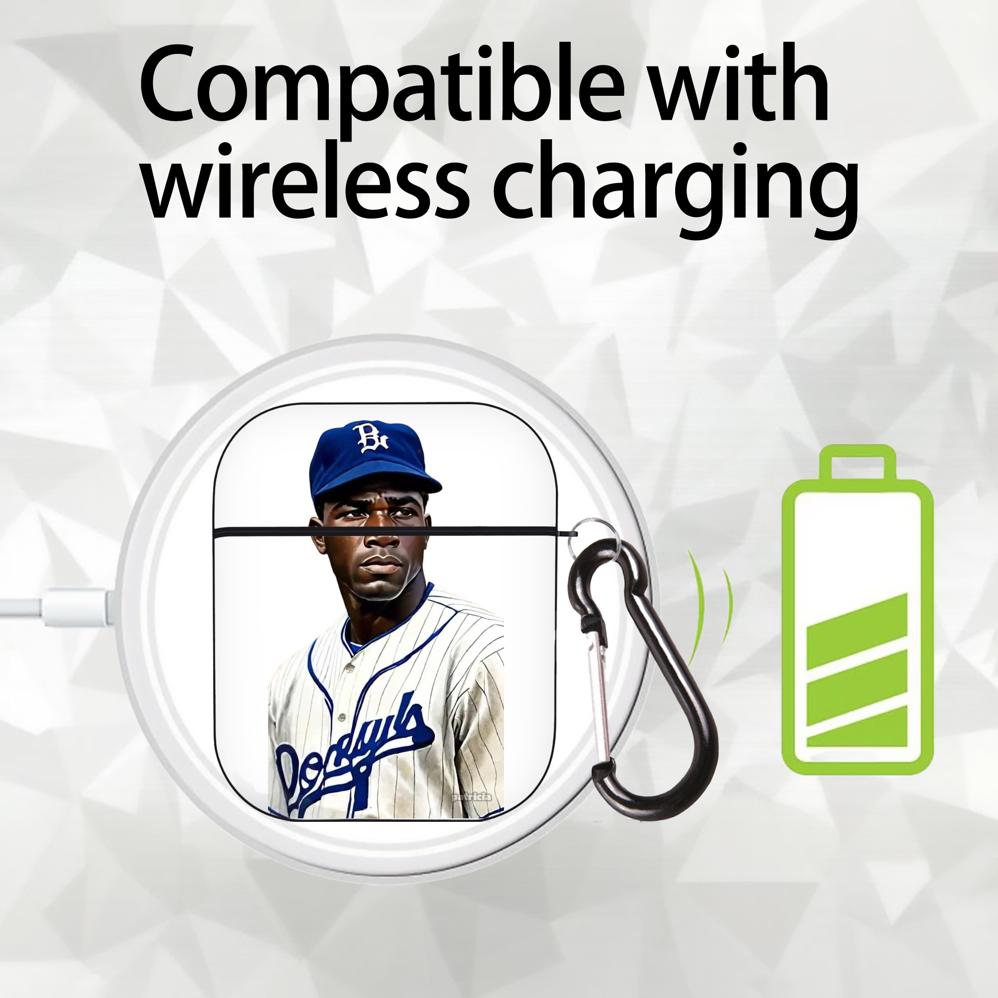  AirPods 2 Case Hard Shell Black, Flexible PC Material, Precise Cutouts, Full Protection, Anti-Fingerprint, Washable, Includes Keychain – Durable & Slim Design