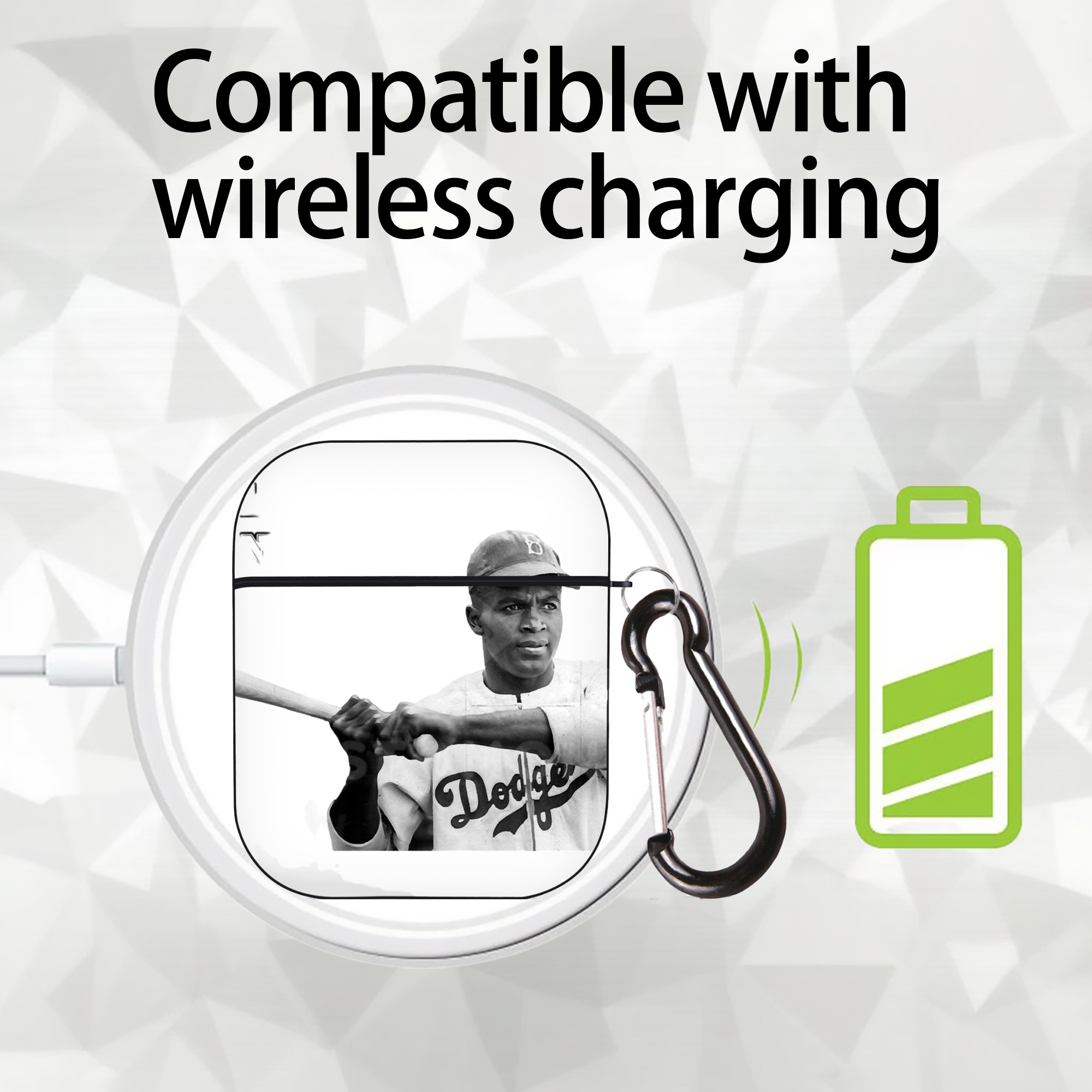  AirPods 2 Case Hard Shell Black, Flexible PC Material, Precise Cutouts, Full Protection, Anti-Fingerprint, Washable, Includes Keychain – Durable & Slim Design