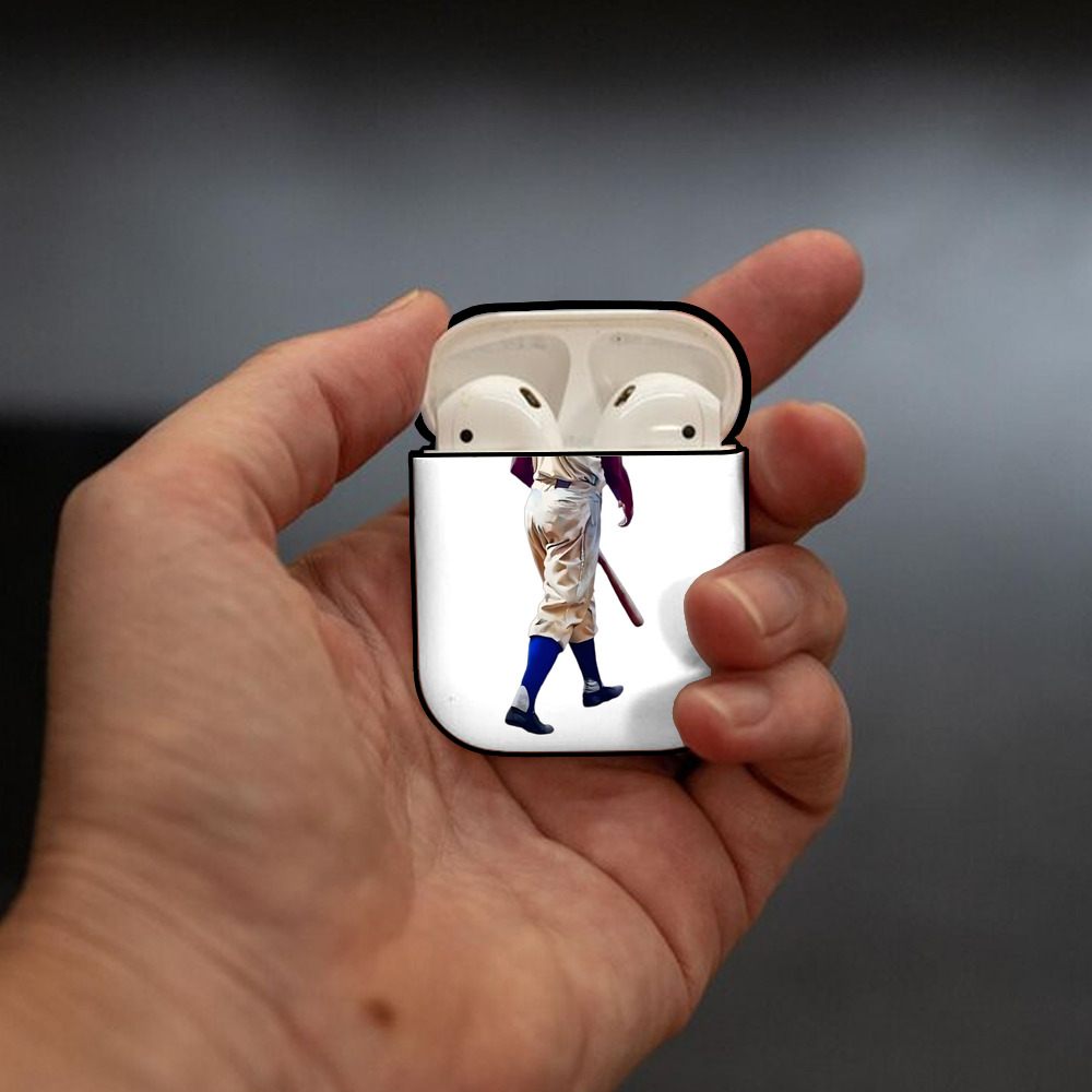  AirPods 2 Case Hard Shell Black, Flexible PC Material, Precise Cutouts, Full Protection, Anti-Fingerprint, Washable, Includes Keychain – Durable & Slim Design