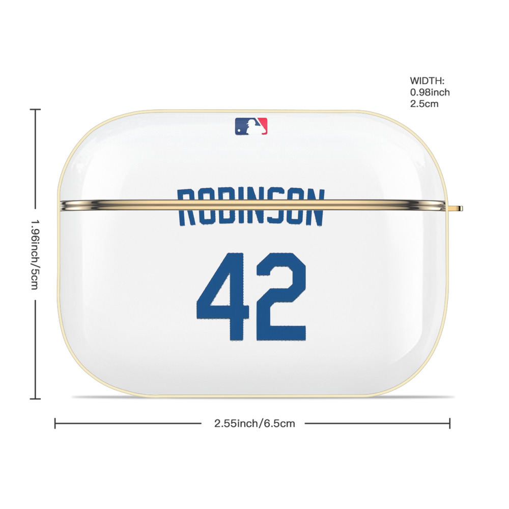  Luxury Gold AirPods Pro Case With Keychain, Flexible PC Material, Full Protection, Precise Cutouts, Anti-Fingerprint, Washable, Durable Design