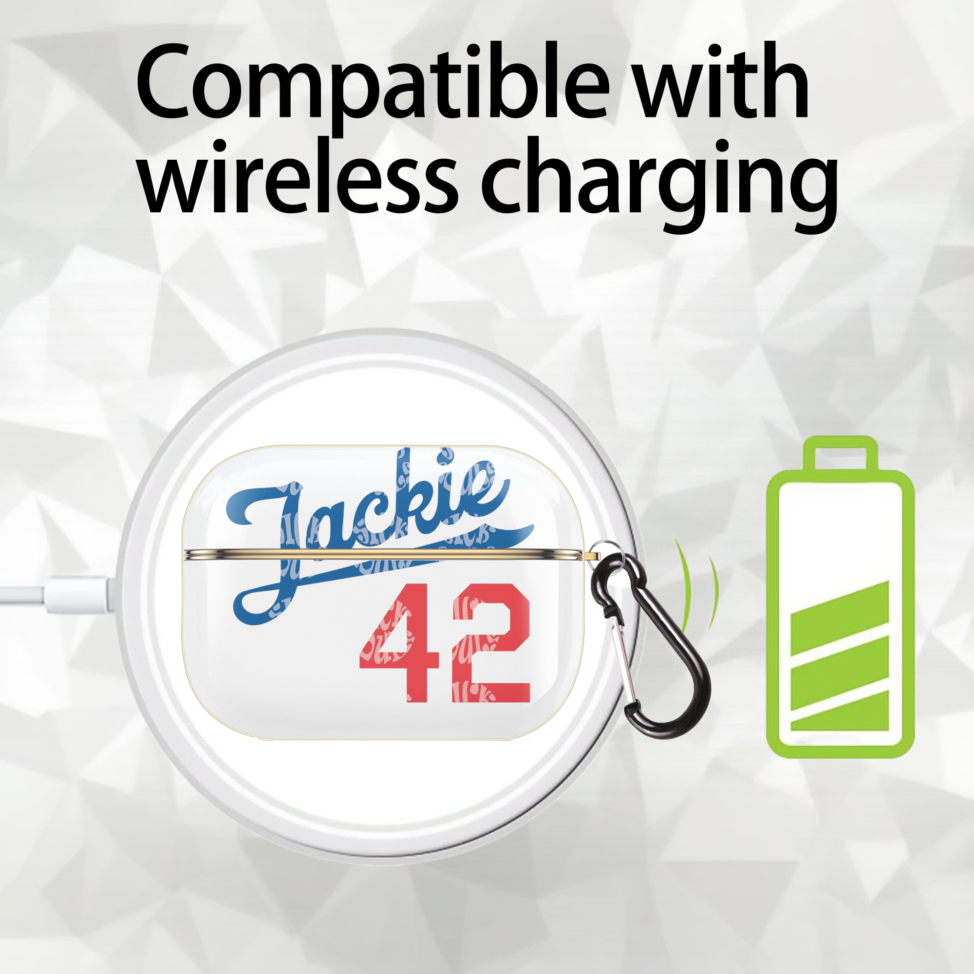  Luxury Gold AirPods Pro Case With Keychain, Flexible PC Material, Full Protection, Precise Cutouts, Anti-Fingerprint, Washable, Durable Design