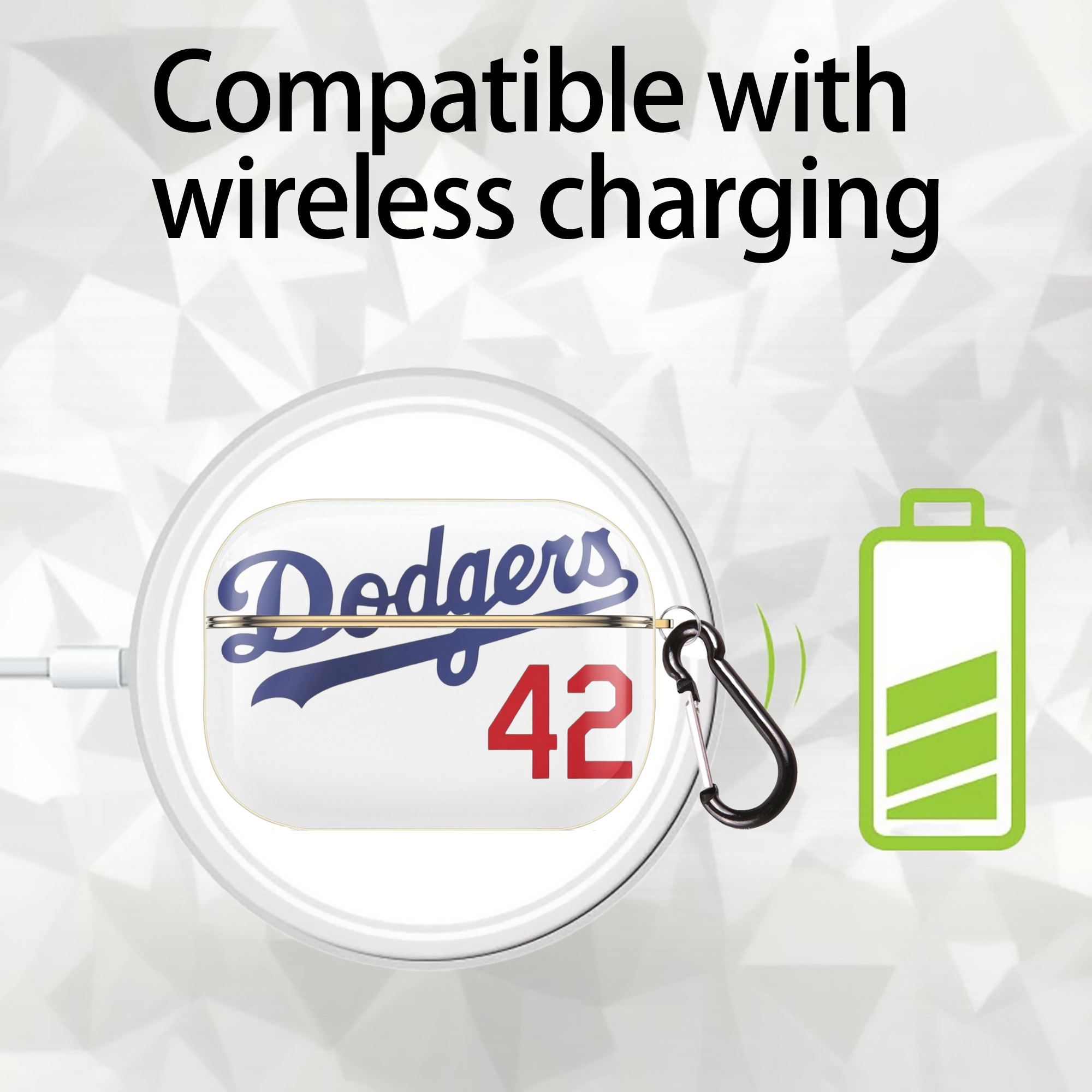  Luxury Gold AirPods Pro Case With Keychain, Flexible PC Material, Full Protection, Precise Cutouts, Anti-Fingerprint, Washable, Durable Design