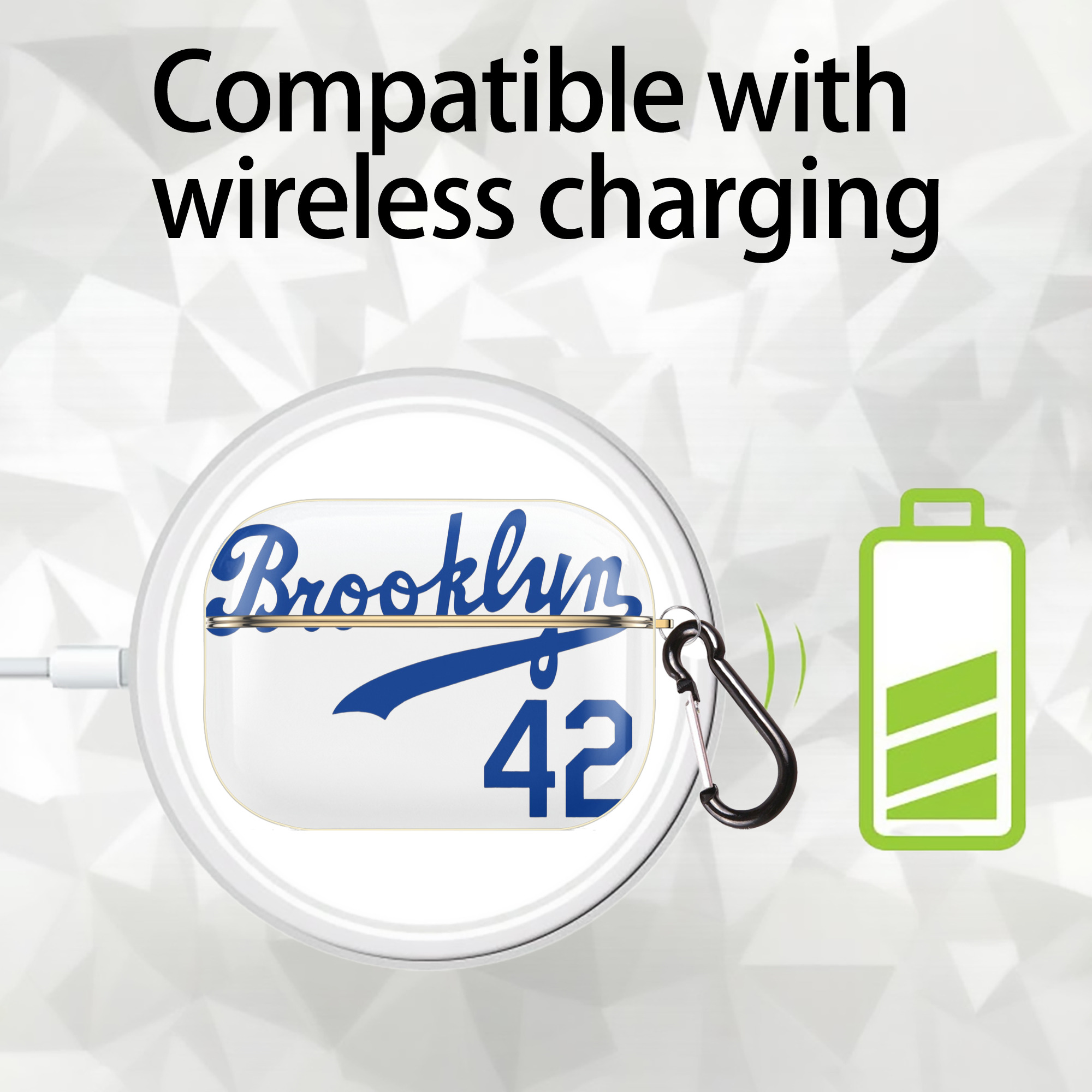  Luxury Gold AirPods Pro Case With Keychain, Flexible PC Material, Full Protection, Precise Cutouts, Anti-Fingerprint, Washable, Durable Design