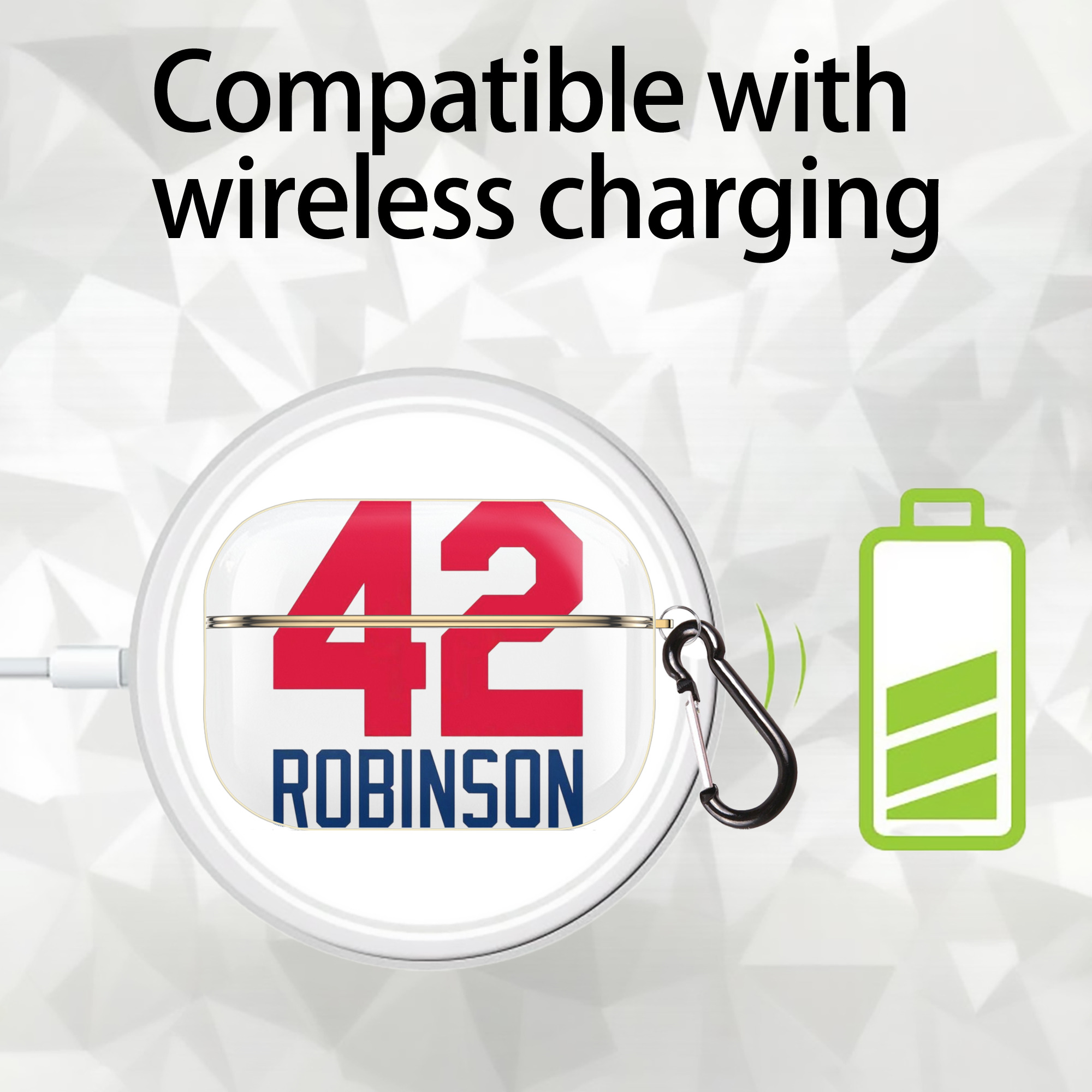  Luxury Gold AirPods Pro Case With Keychain, Flexible PC Material, Full Protection, Precise Cutouts, Anti-Fingerprint, Washable, Durable Design