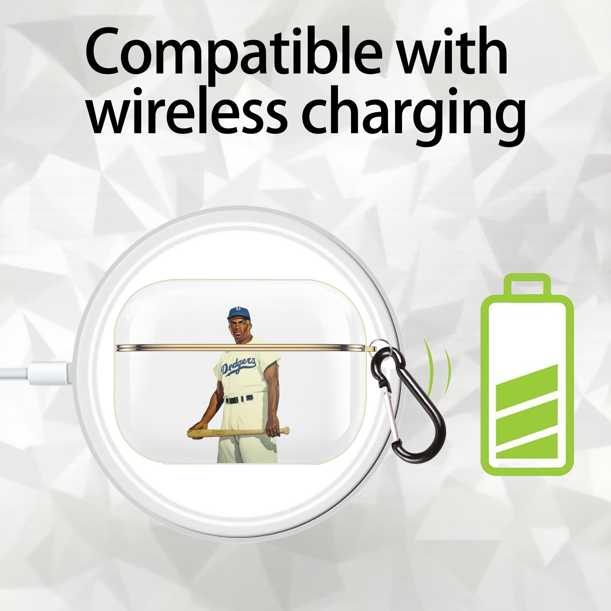  Luxury Gold AirPods Pro Case With Keychain, Flexible PC Material, Full Protection, Precise Cutouts, Anti-Fingerprint, Washable, Durable Design