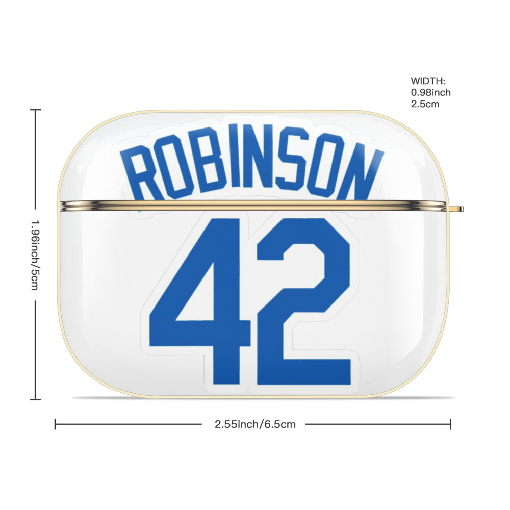  Luxury Gold AirPods Pro Case With Keychain, Flexible PC Material, Full Protection, Precise Cutouts, Anti-Fingerprint, Washable, Durable Design