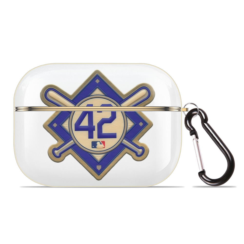  Luxury Gold AirPods Pro Case With Keychain, Flexible PC Material, Full Protection, Precise Cutouts, Anti-Fingerprint, Washable, Durable Design