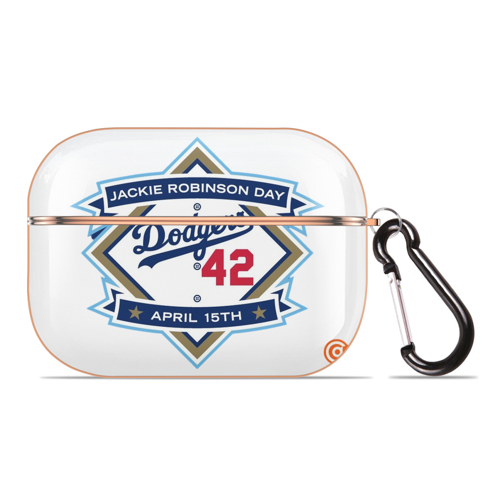  AirPods Pro Protective Case Rose Gold, Flexible PC Material, Precise Fit, Anti-Slip Cover, Full Protection, Fingerprint Resistant, Washable With Keychain