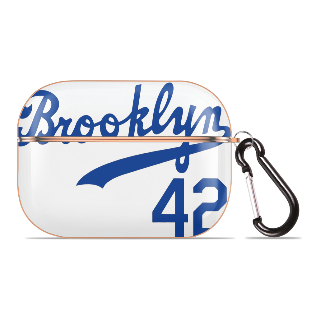  AirPods Pro Protective Case Rose Gold, Flexible PC Material, Precise Fit, Anti-Slip Cover, Full Protection, Fingerprint Resistant, Washable With Keychain