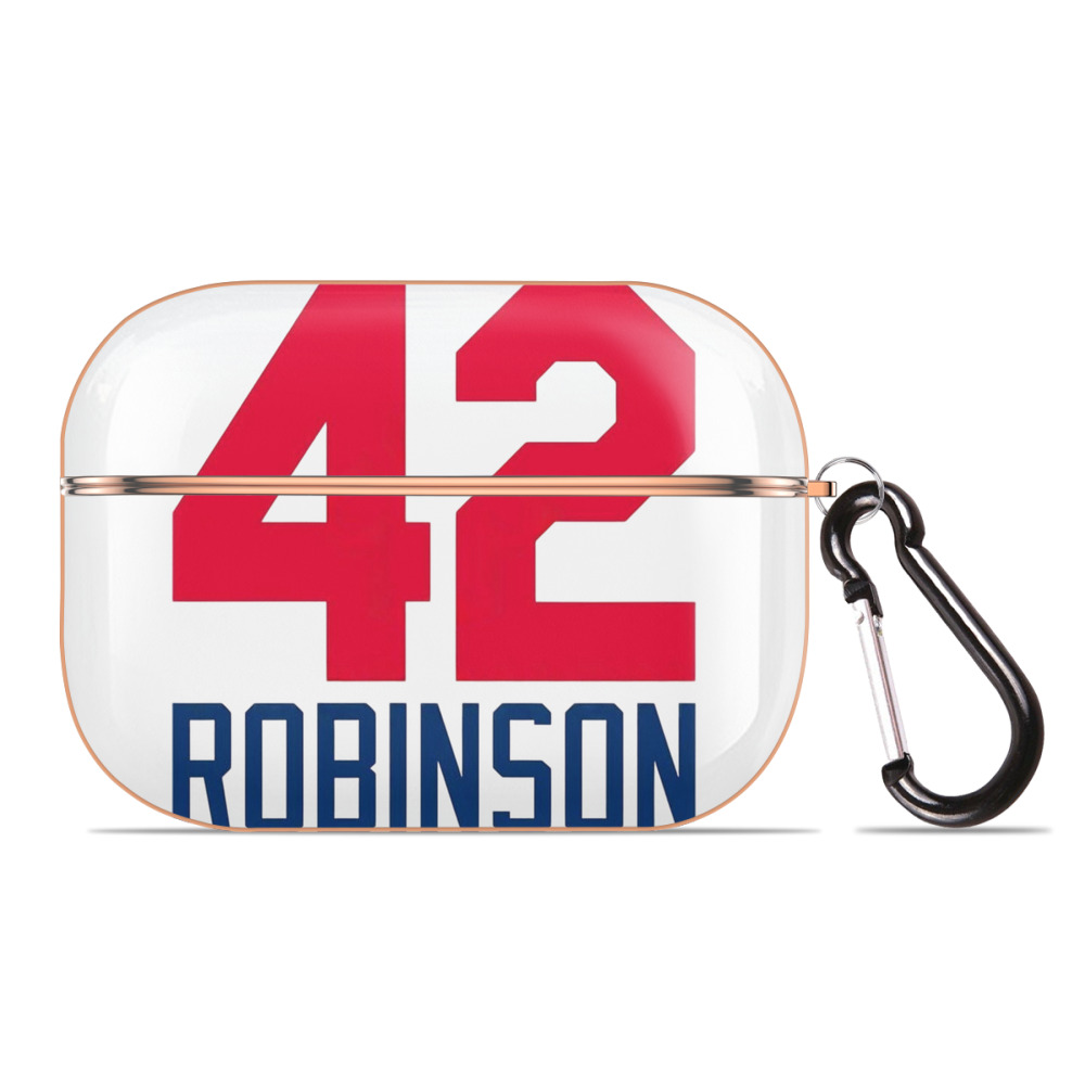  AirPods Pro Protective Case Rose Gold, Flexible PC Material, Precise Fit, Anti-Slip Cover, Full Protection, Fingerprint Resistant, Washable With Keychain