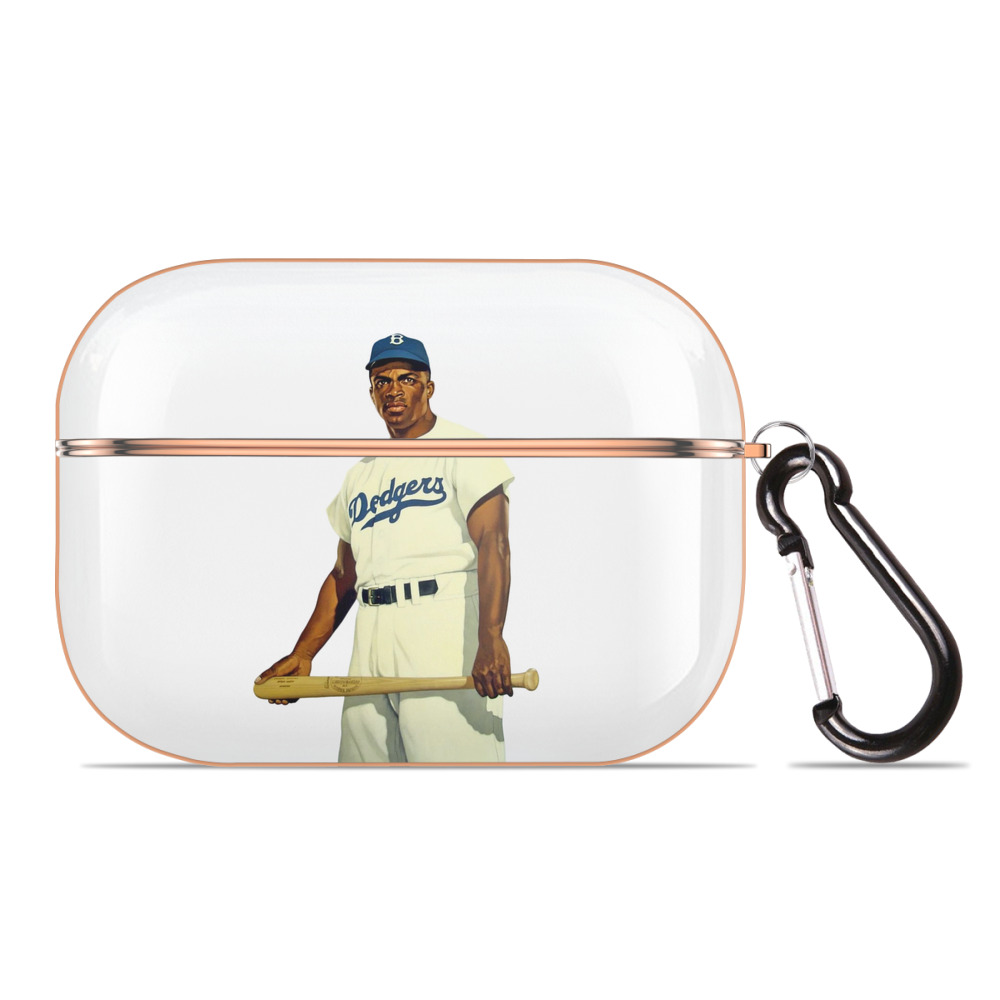  AirPods Pro Protective Case Rose Gold, Flexible PC Material, Precise Fit, Anti-Slip Cover, Full Protection, Fingerprint Resistant, Washable With Keychain