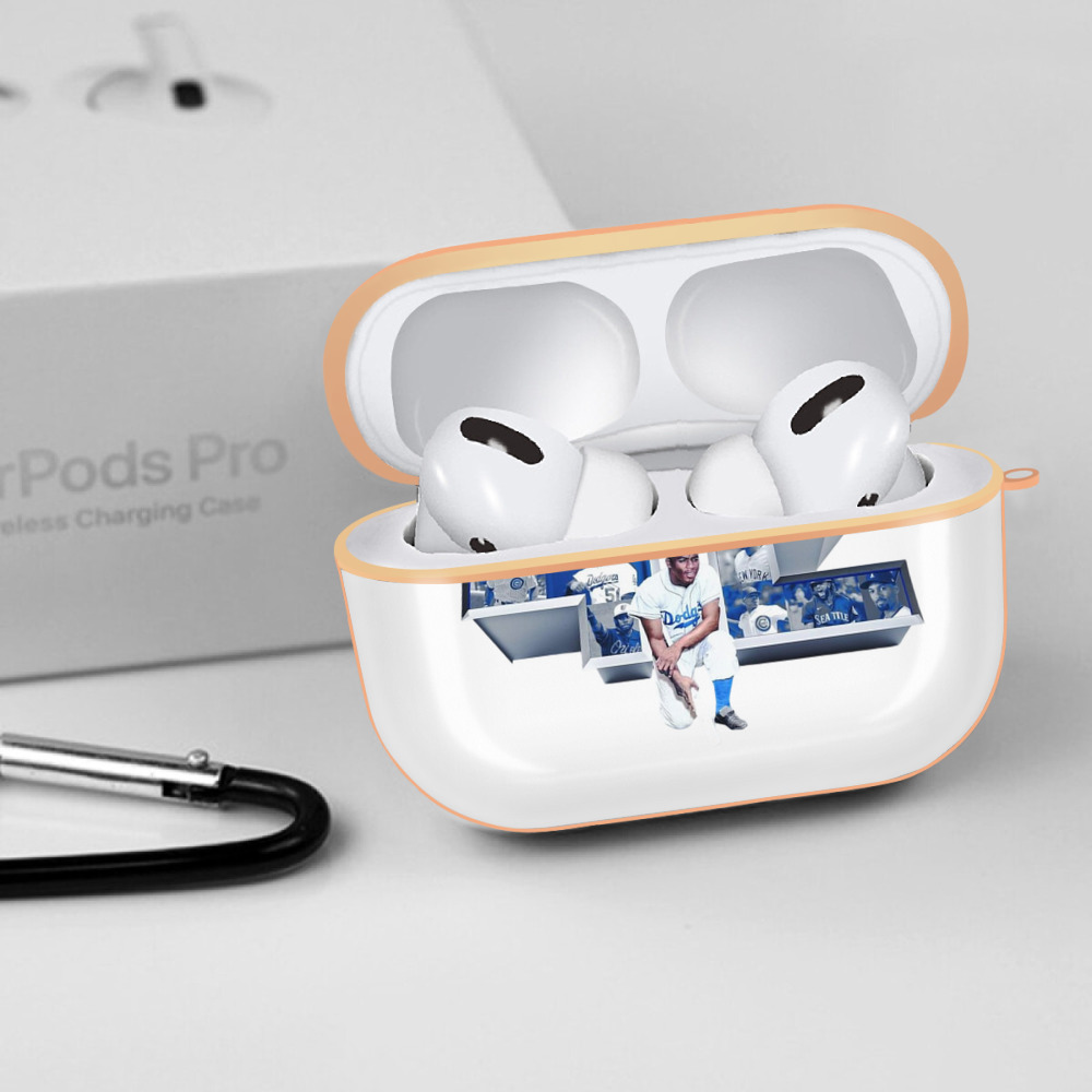  AirPods Pro Protective Case Rose Gold, Flexible PC Material, Precise Fit, Anti-Slip Cover, Full Protection, Fingerprint Resistant, Washable With Keychain