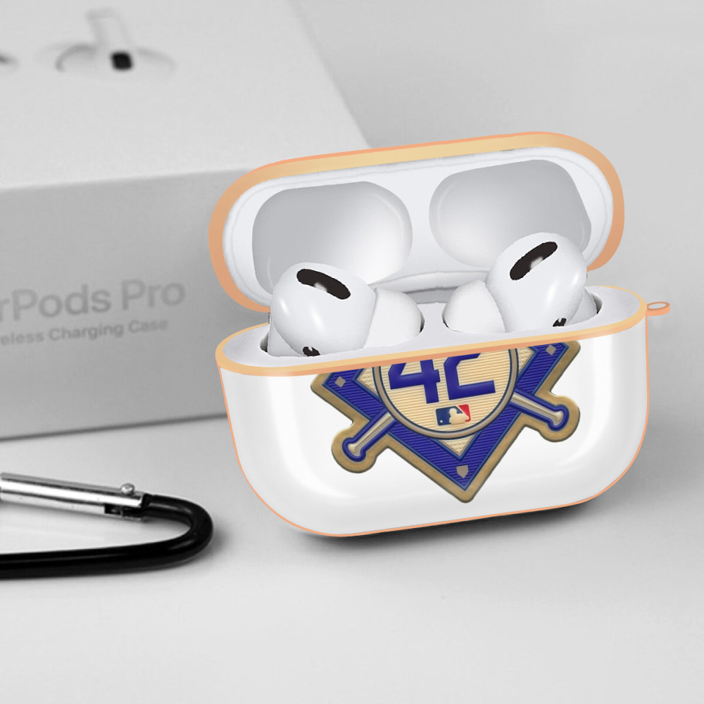  AirPods Pro Protective Case Rose Gold, Flexible PC Material, Precise Fit, Anti-Slip Cover, Full Protection, Fingerprint Resistant, Washable With Keychain