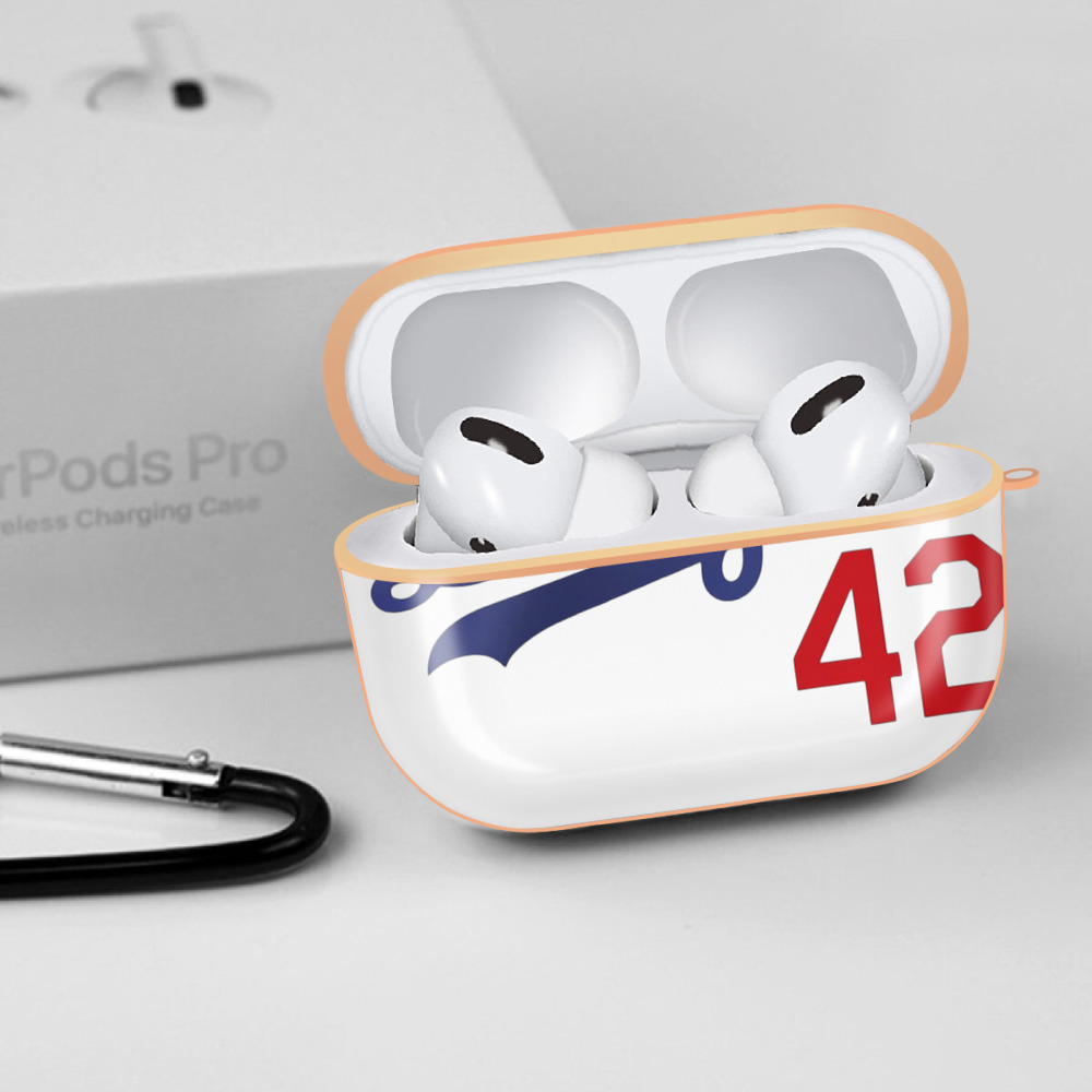  AirPods Pro Protective Case Rose Gold, Flexible PC Material, Precise Fit, Anti-Slip Cover, Full Protection, Fingerprint Resistant, Washable With Keychain