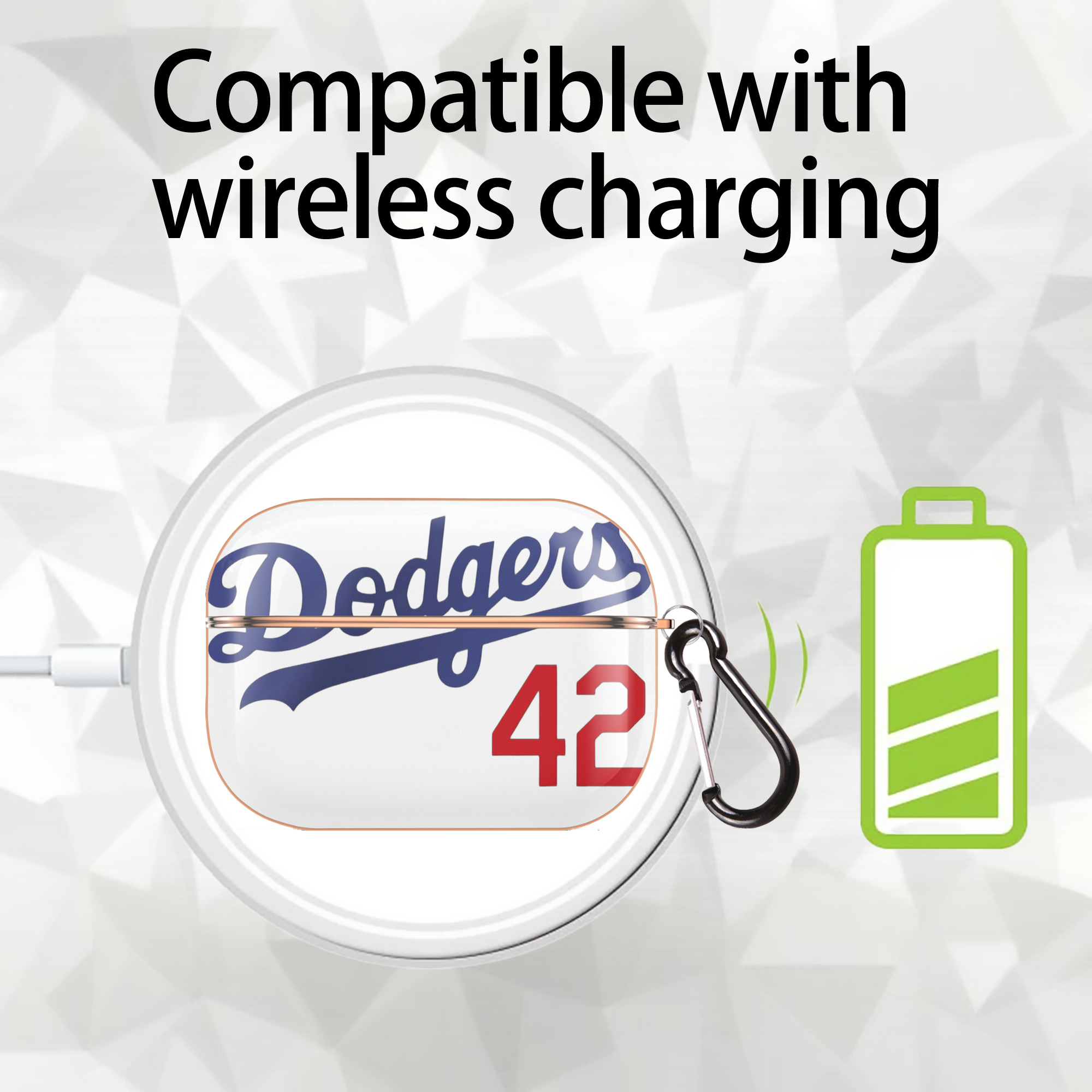  AirPods Pro Protective Case Rose Gold, Flexible PC Material, Precise Fit, Anti-Slip Cover, Full Protection, Fingerprint Resistant, Washable With Keychain