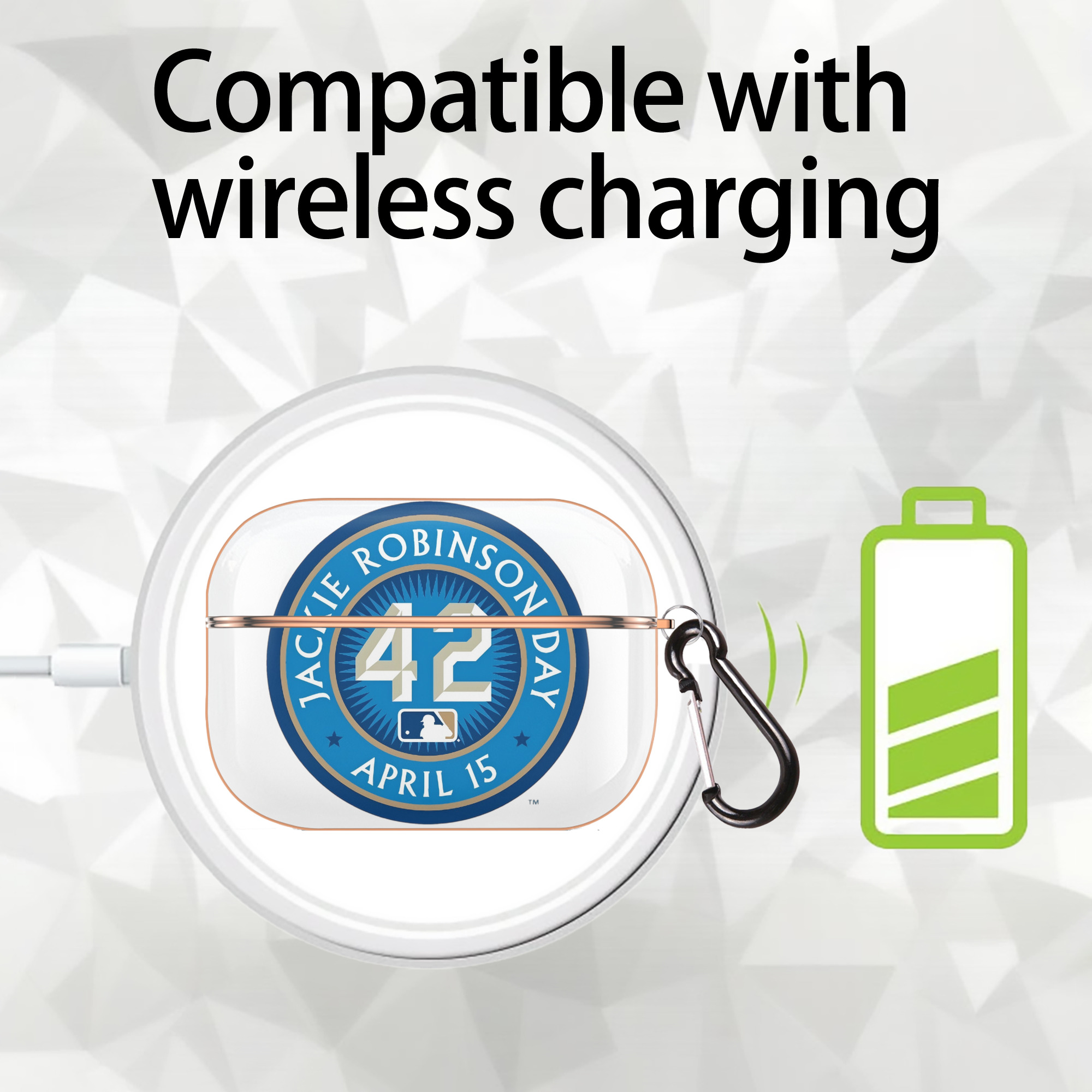  AirPods Pro Protective Case Rose Gold, Flexible PC Material, Precise Fit, Anti-Slip Cover, Full Protection, Fingerprint Resistant, Washable With Keychain