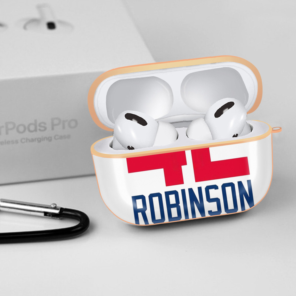  AirPods Pro Protective Case Rose Gold, Flexible PC Material, Precise Fit, Anti-Slip Cover, Full Protection, Fingerprint Resistant, Washable With Keychain