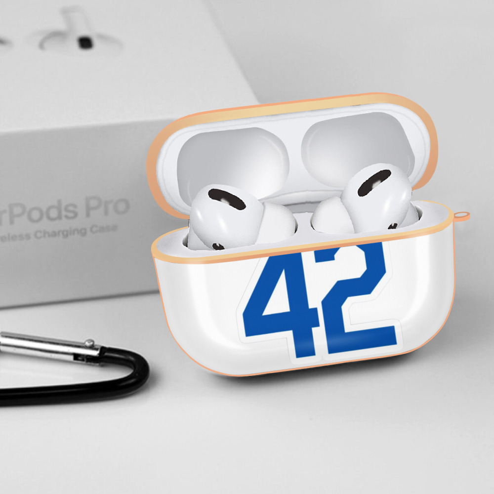  AirPods Pro Protective Case Rose Gold, Flexible PC Material, Precise Fit, Anti-Slip Cover, Full Protection, Fingerprint Resistant, Washable With Keychain