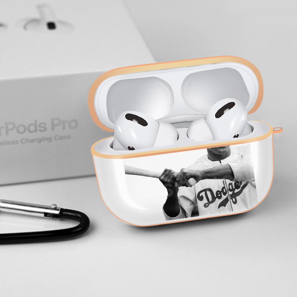  AirPods Pro Protective Case Rose Gold, Flexible PC Material, Precise Fit, Anti-Slip Cover, Full Protection, Fingerprint Resistant, Washable With Keychain