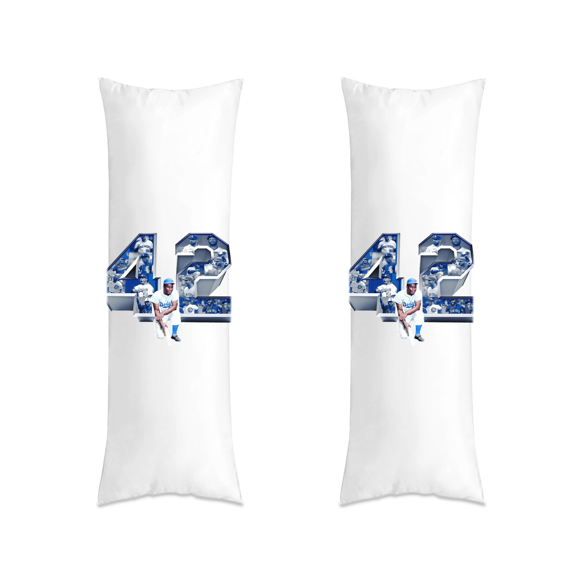  Soft Double-Sided Long Body Pillow Cover, Multiple Sizes, Durable Polyester, Invisible Zipper, Breathable, Easy Care, Wrinkle-Resistant