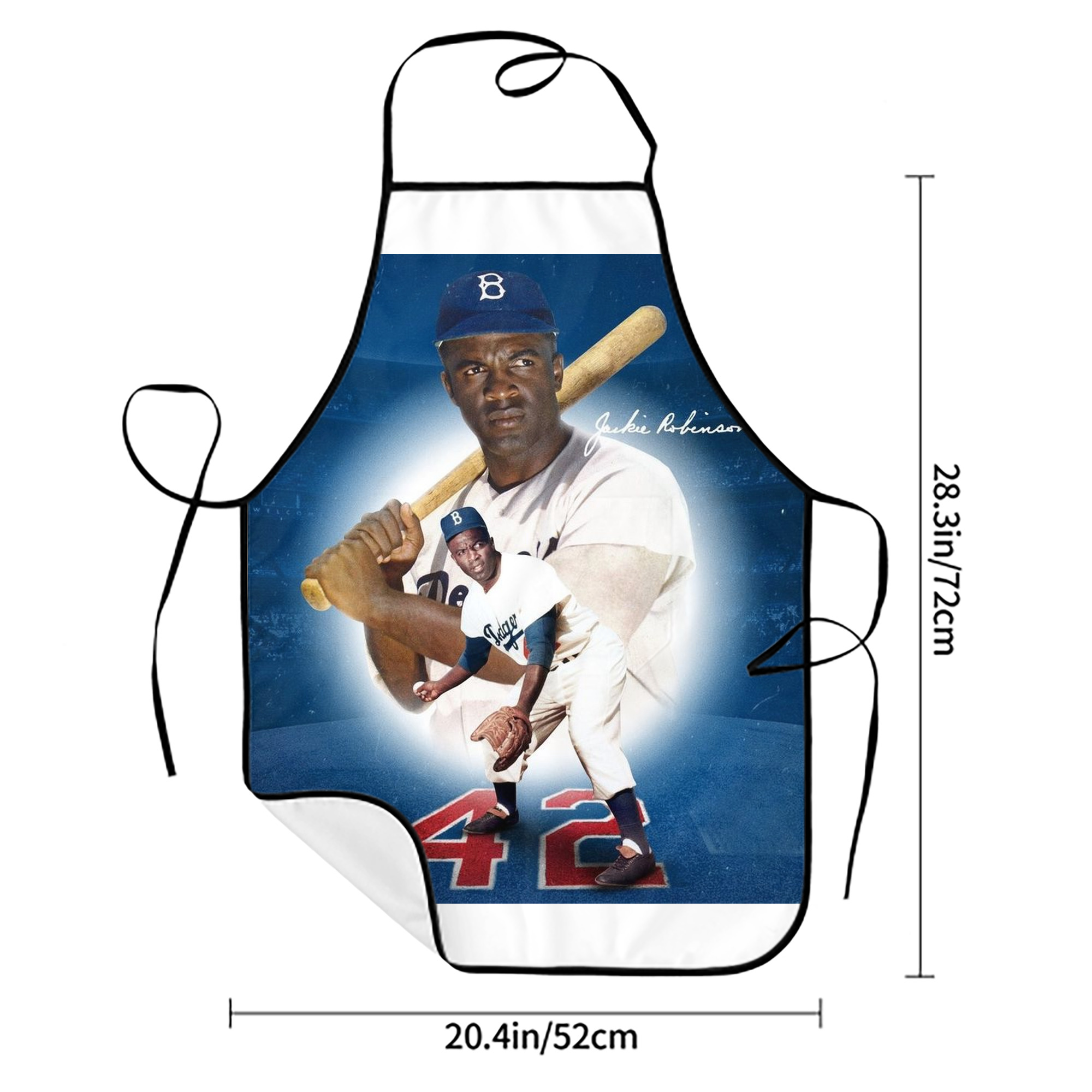  Stain-Resistant Polyester Apron With Pocket – Full Print, Waterproof, Anti-Wrinkle, Anti-Pilling – Ideal For Kitchen, BBQ, Restaurant, Salon & More