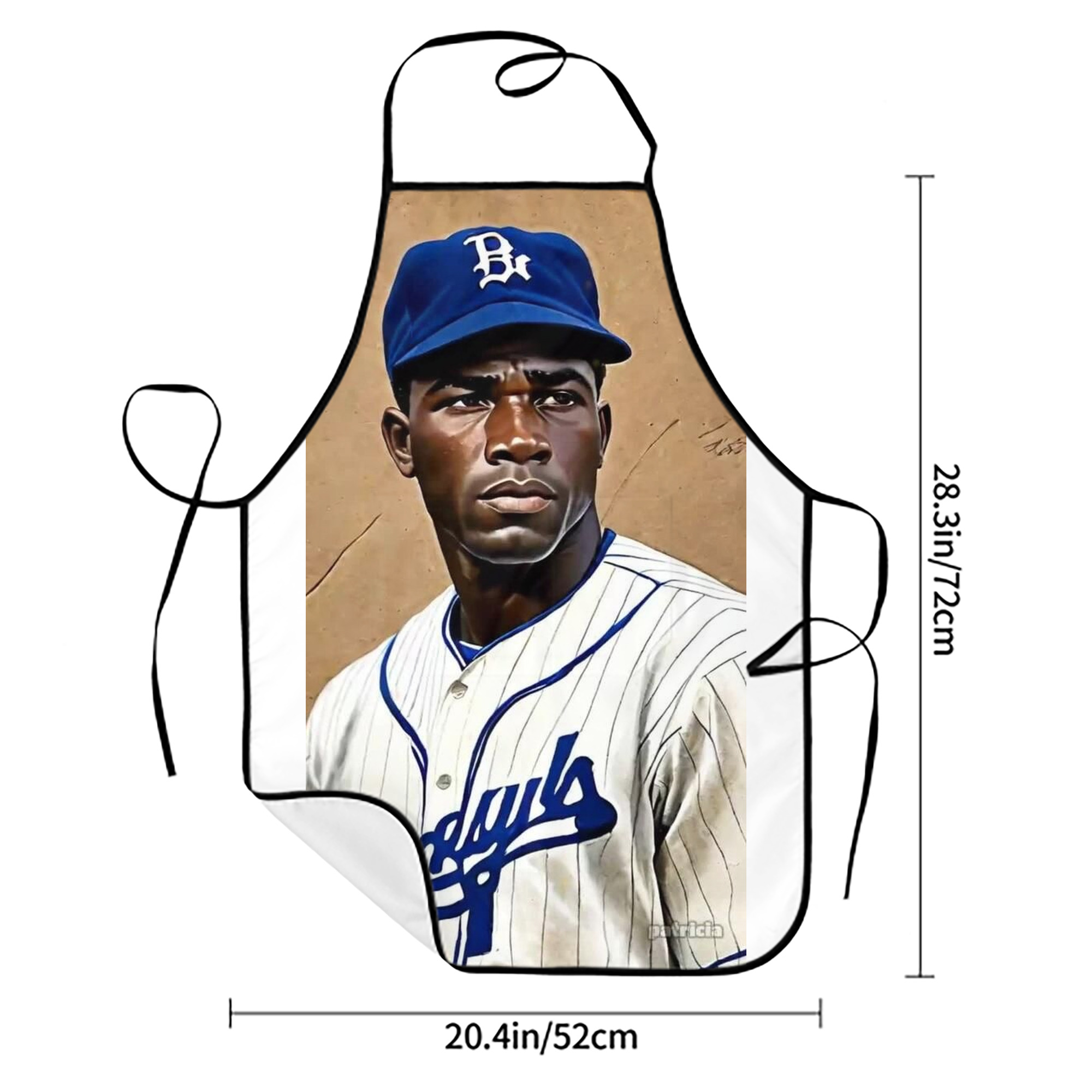  Stain-Resistant Polyester Apron With Pocket – Full Print, Waterproof, Anti-Wrinkle, Anti-Pilling – Ideal For Kitchen, BBQ, Restaurant, Salon & More