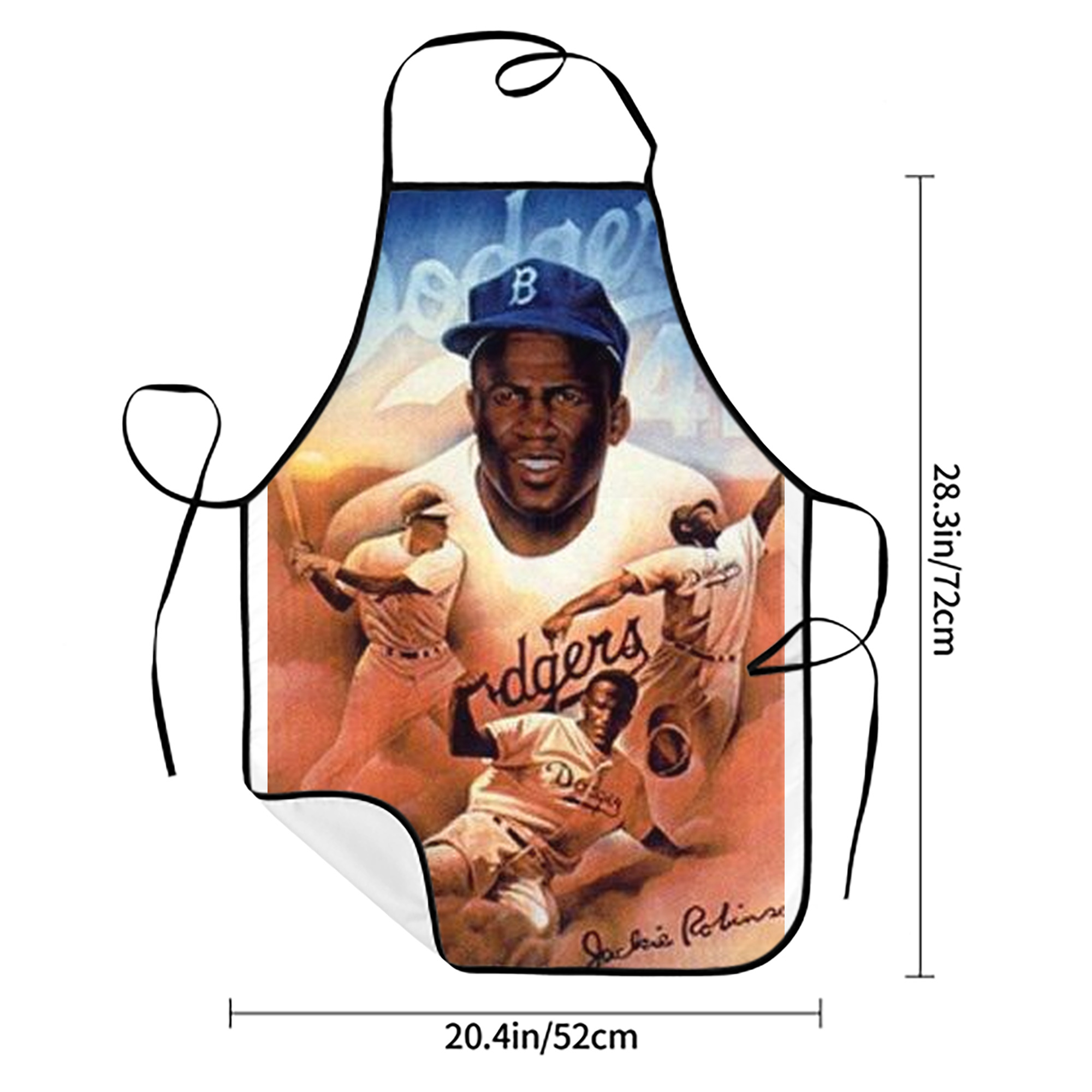  Stain-Resistant Polyester Apron With Pocket – Full Print, Waterproof, Anti-Wrinkle, Anti-Pilling – Ideal For Kitchen, BBQ, Restaurant, Salon & More