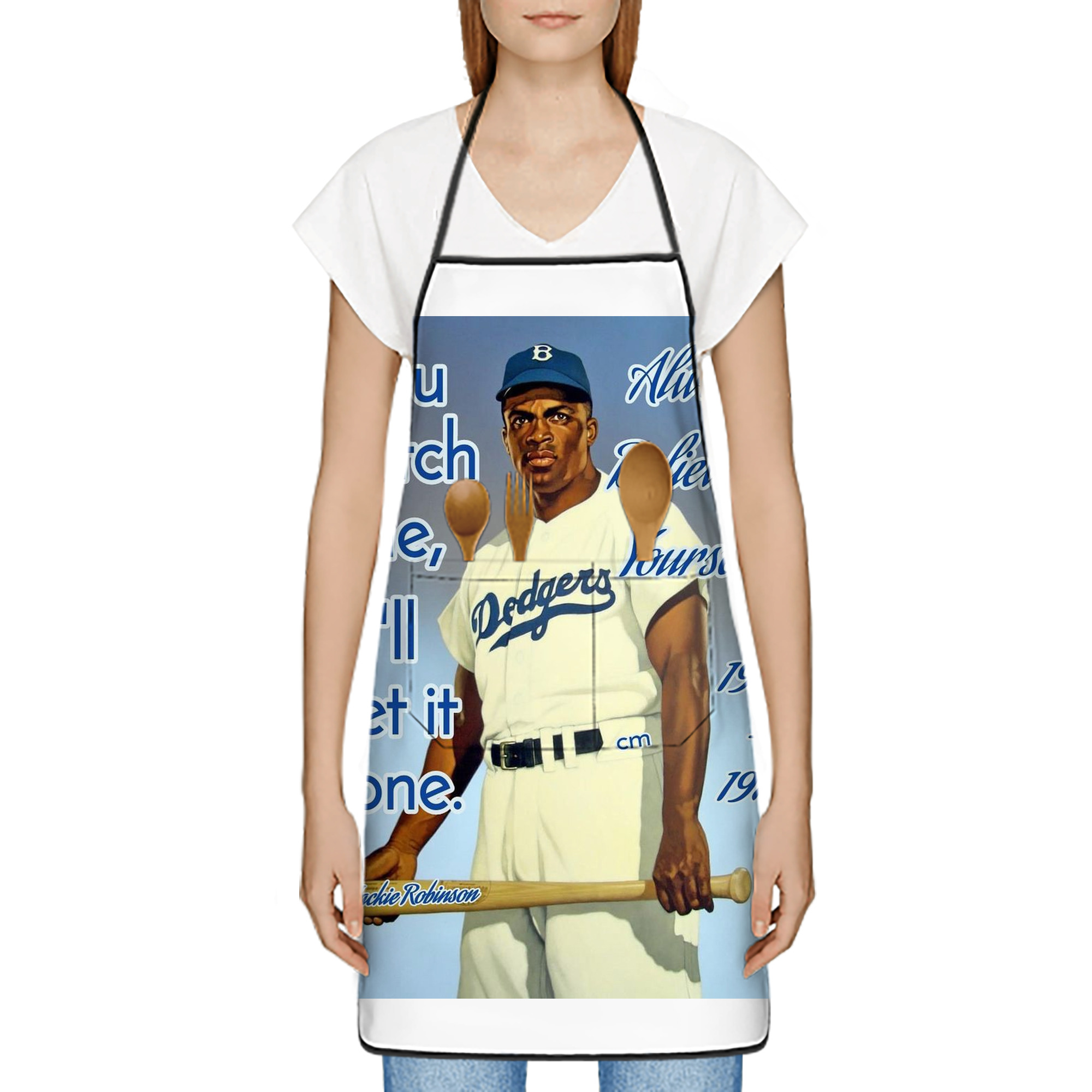  Stain-Resistant Polyester Apron With Pocket – Full Print, Waterproof, Anti-Wrinkle, Anti-Pilling – Ideal For Kitchen, BBQ, Restaurant, Salon & More