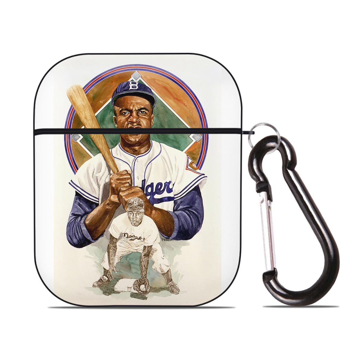  AirPods 2 Case Hard Shell Black, Flexible PC Material, Precise Cutouts, Full Protection, Anti-Fingerprint, Washable, Includes Keychain – Durable & Slim Design