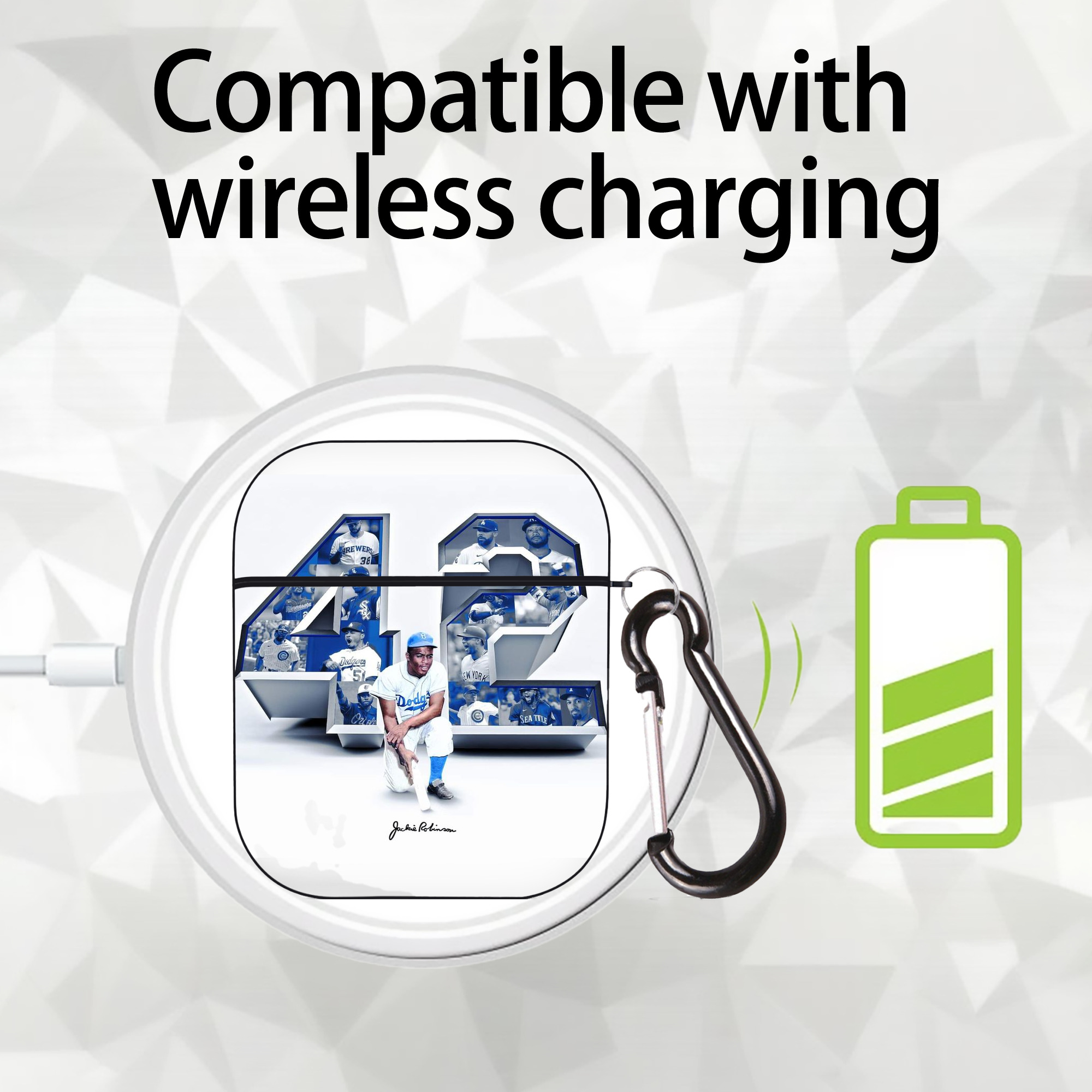  AirPods 2 Case Hard Shell Black, Flexible PC Material, Precise Cutouts, Full Protection, Anti-Fingerprint, Washable, Includes Keychain – Durable & Slim Design