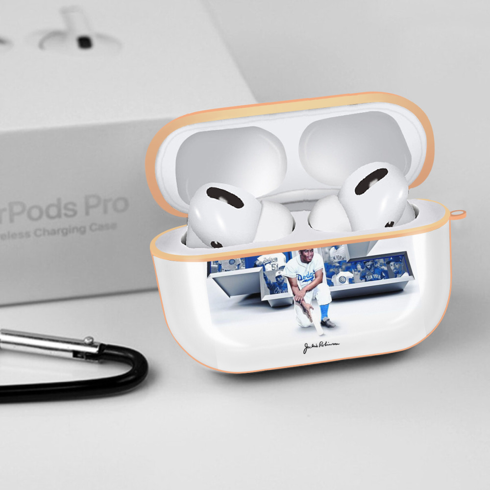  AirPods Pro Protective Case Rose Gold, Flexible PC Material, Precise Fit, Anti-Slip Cover, Full Protection, Fingerprint Resistant, Washable With Keychain