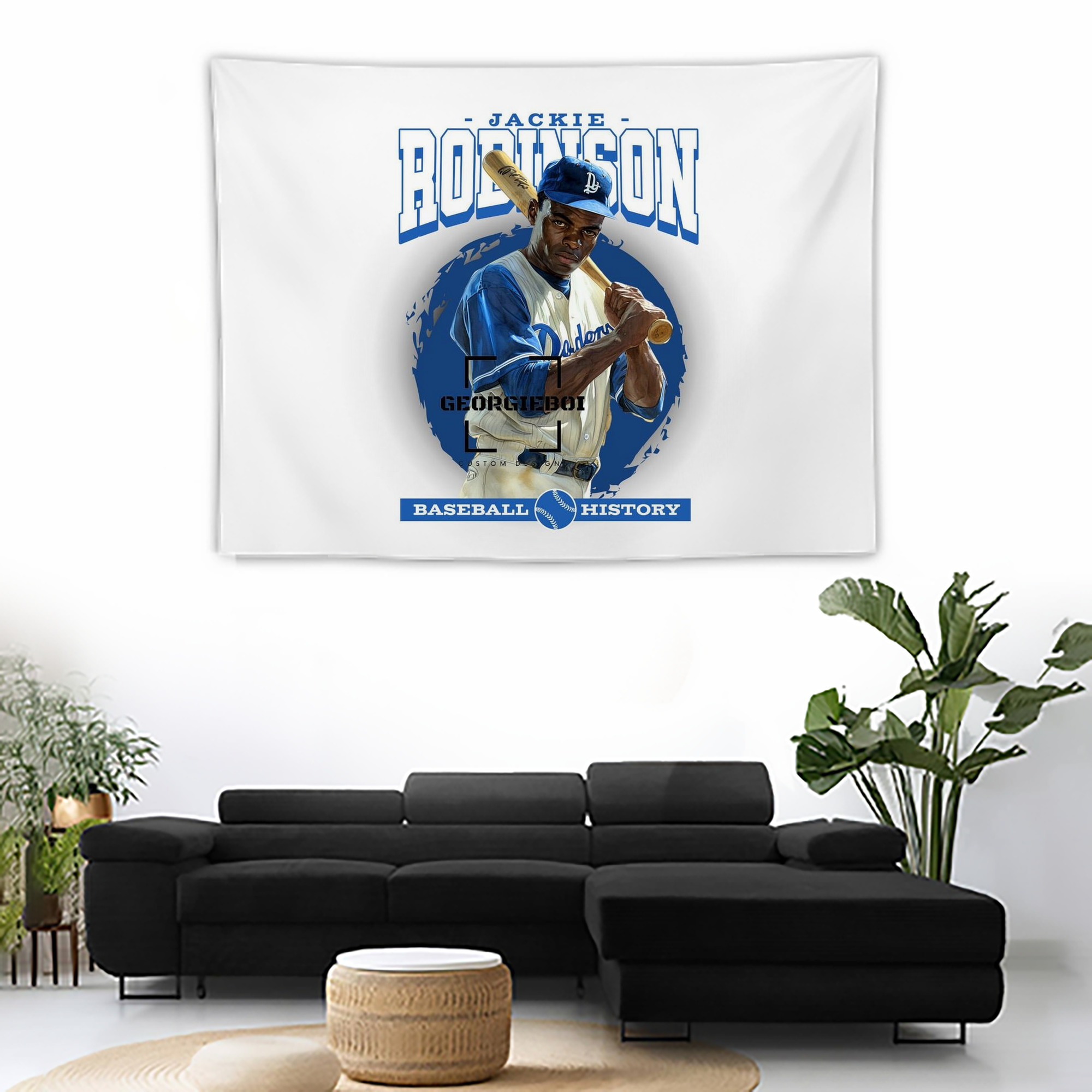  Wall Tapestry For Bedroom Aesthetic – Boho Style Polyester Fabric Wall Hanging With Hooks – 60 X 90 Inch Large Size, Lightweight, Durable, Easy To Hang