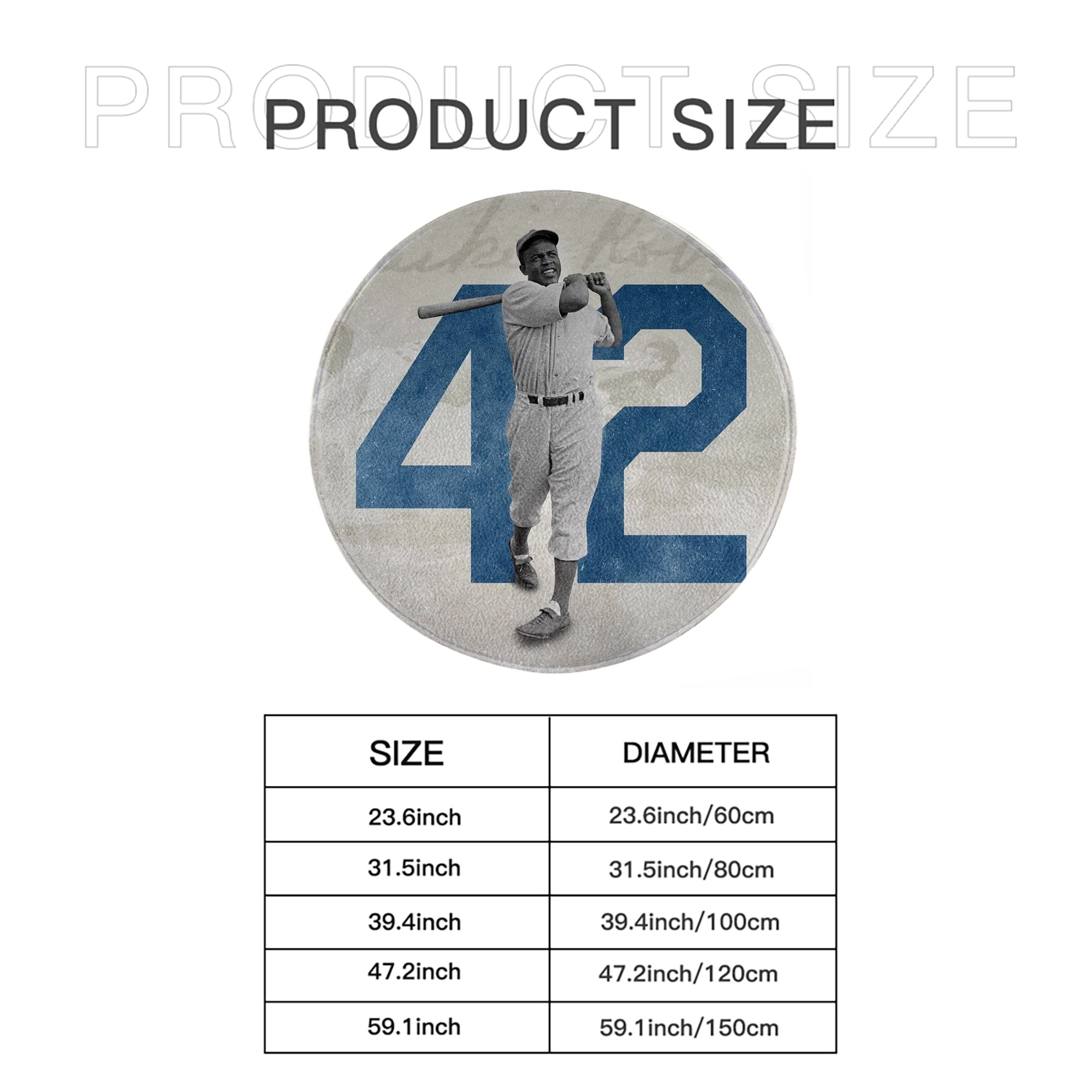  Round Floor Mat – Soft Flannel & High-Density Sponge Core – Non-Slip Dot Backing – Durable Stitched Edges – Quick-Dry & Breathable – Perfect For Home, Bathroom & Living Room